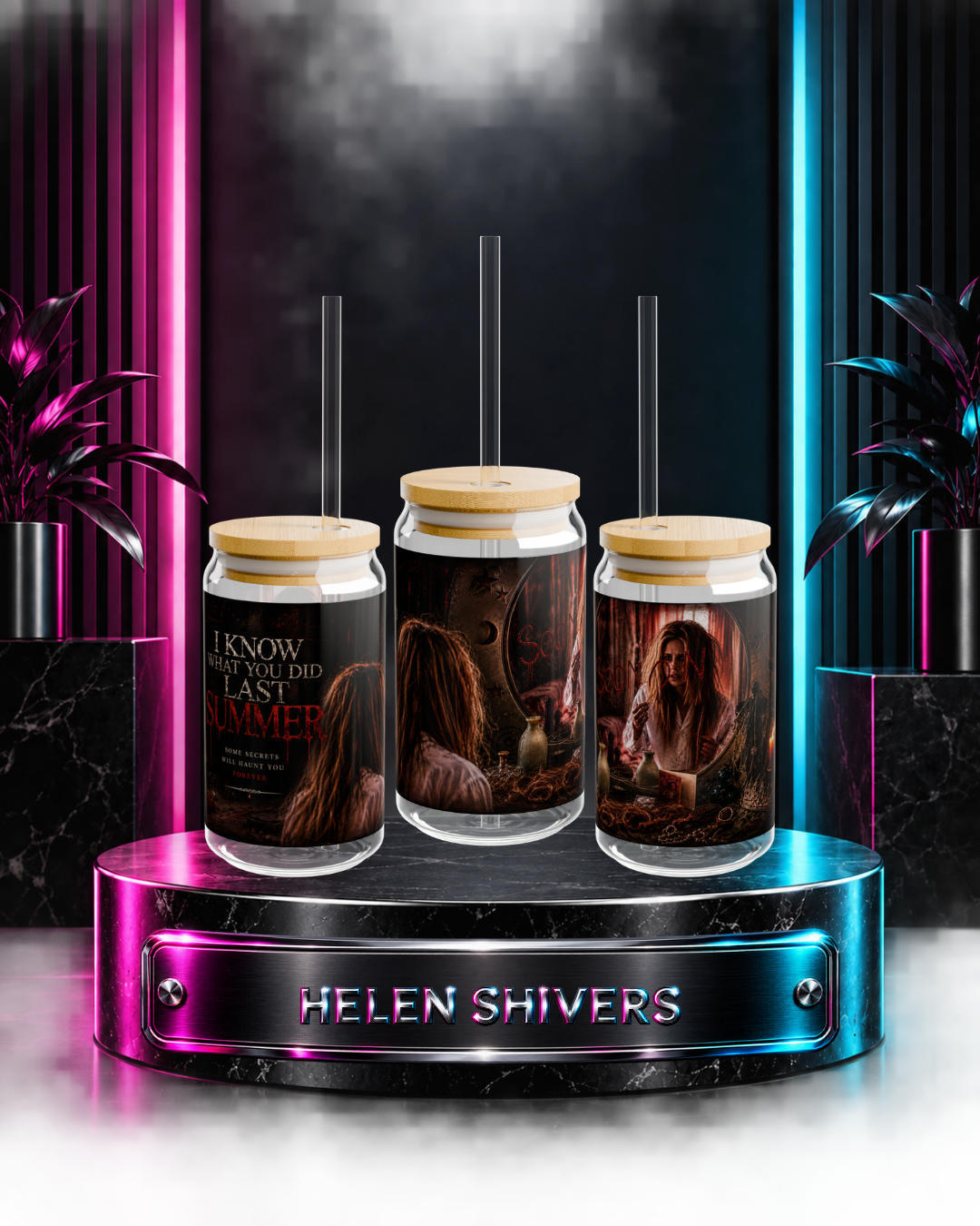 Helen Shivers — The Mirror | 16oz Glass Can