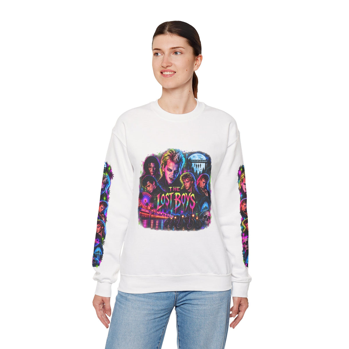 The Lost Boys — Neon Fangs & Leather | Sweatshirt