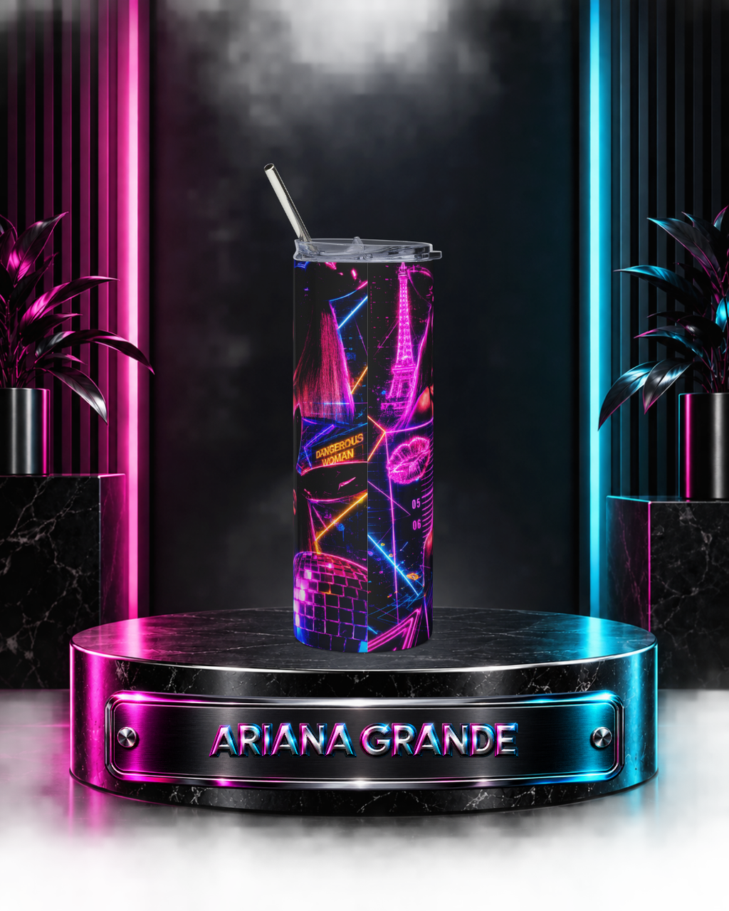 Ariana Grande — Dangerous Woman Electric Remix | 20oz Tumbler