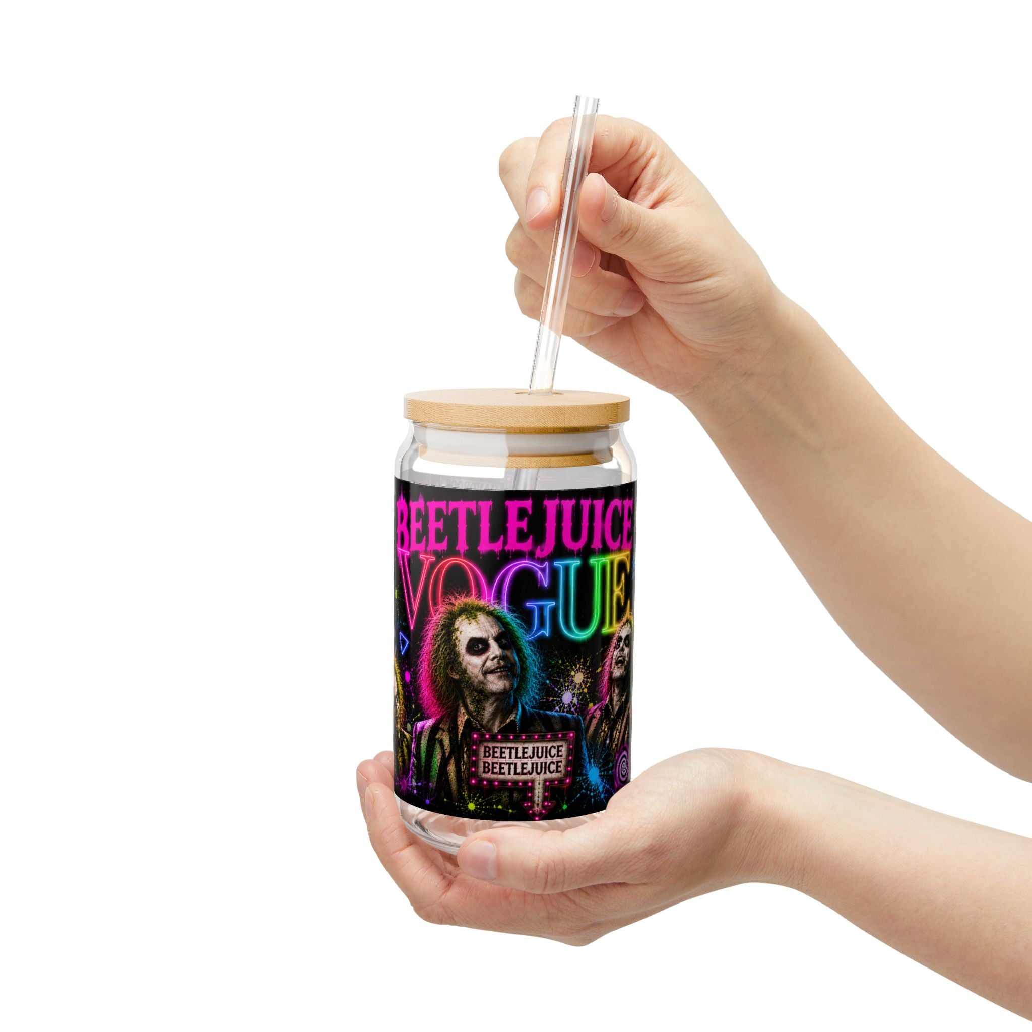 Beetlejuice — Beetlejuice x Vogue 16oz Glass Can