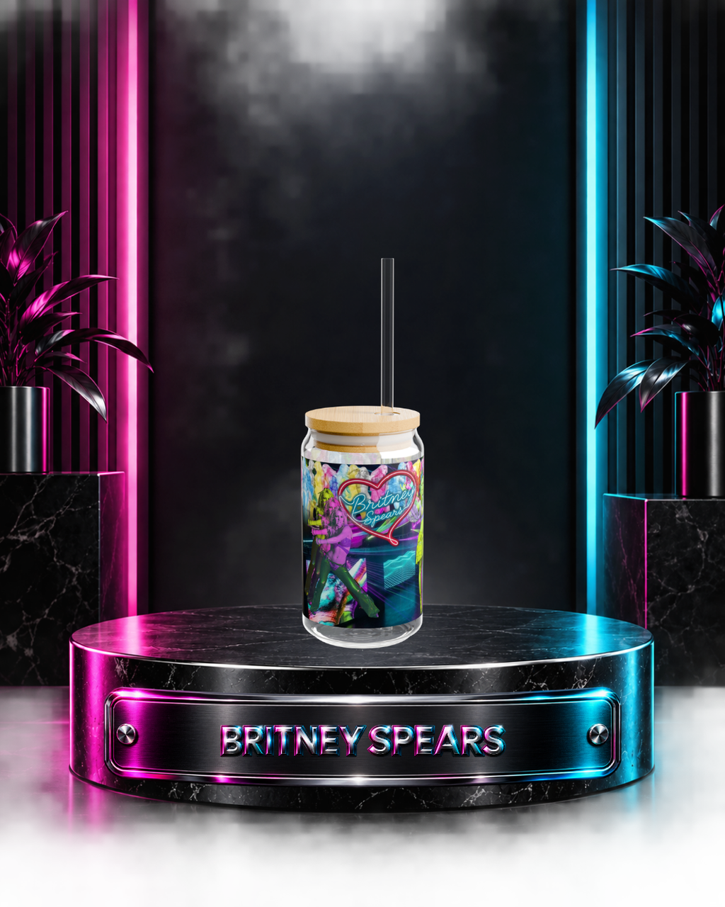 Britney Spears — Neon Club | 16oz Glass Can