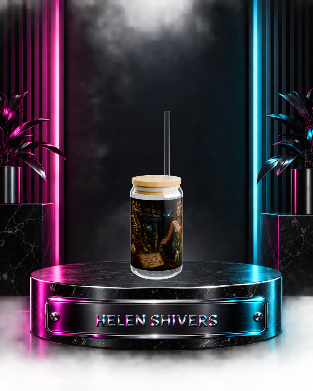 Helen Shivers — Croaker Queen | 16oz Glass Can