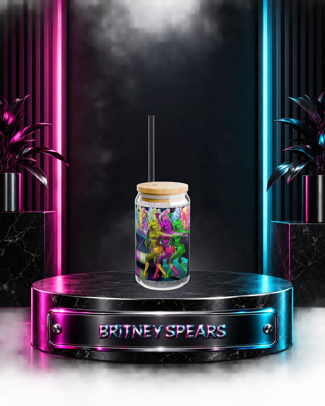 Britney Spears — Neon Club | 16oz Glass Can