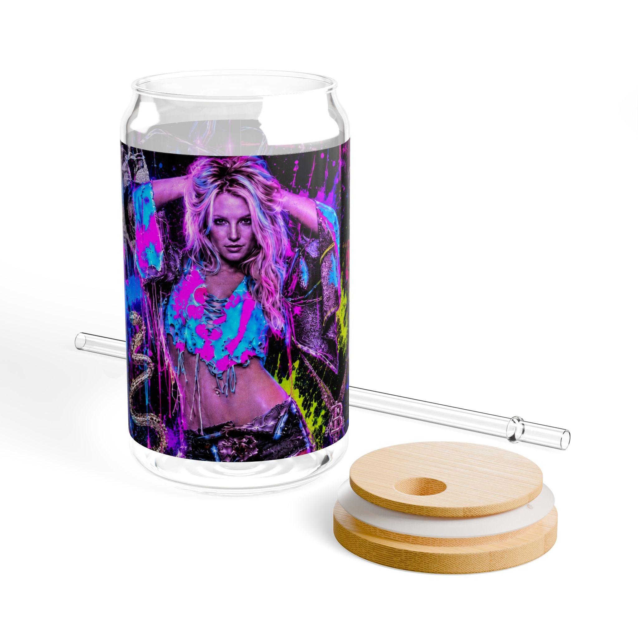 Britney Spears — Neon Rebellion 16oz Glass Can