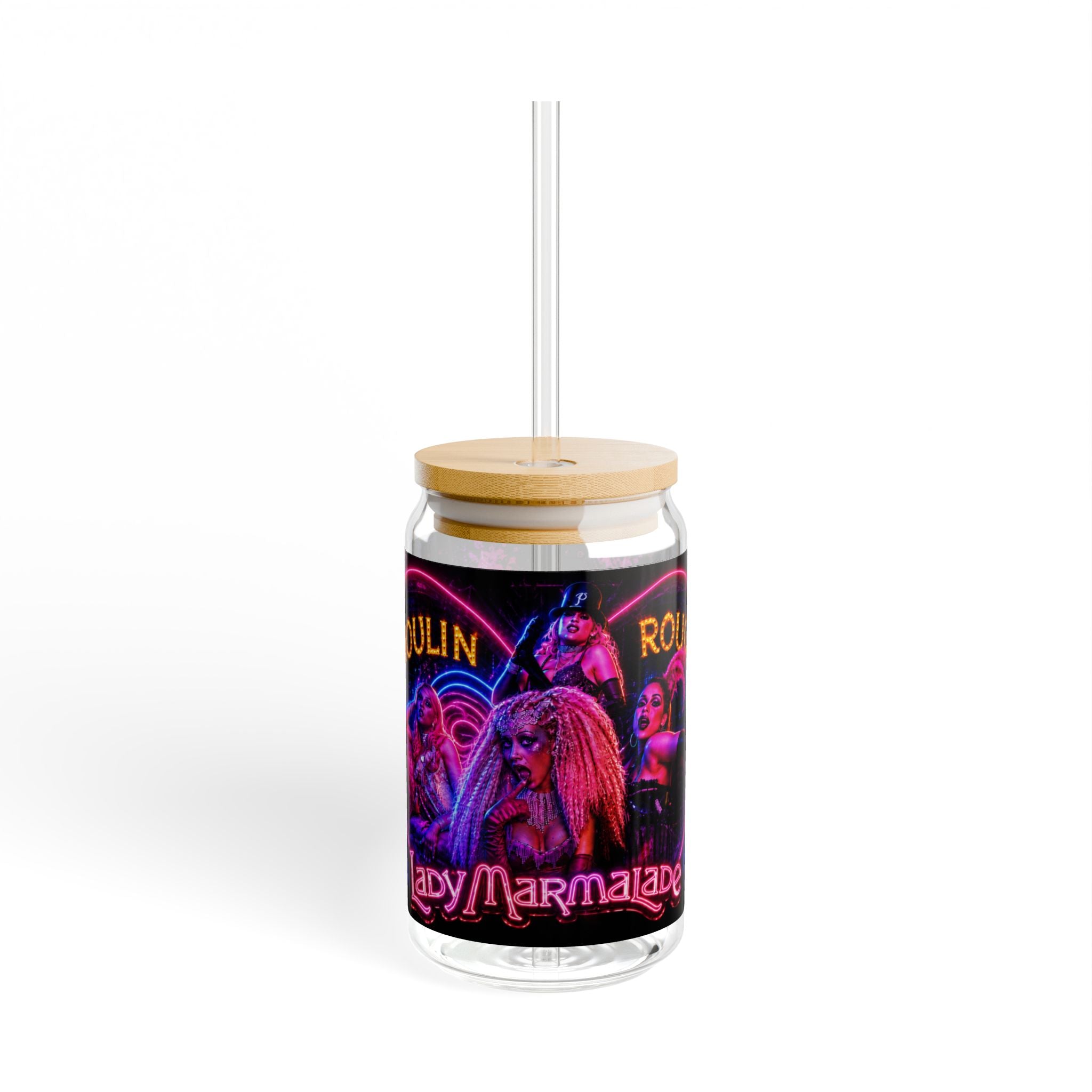 Lady Marmalade — Neon Moulin Rouge 16oz Glass Can