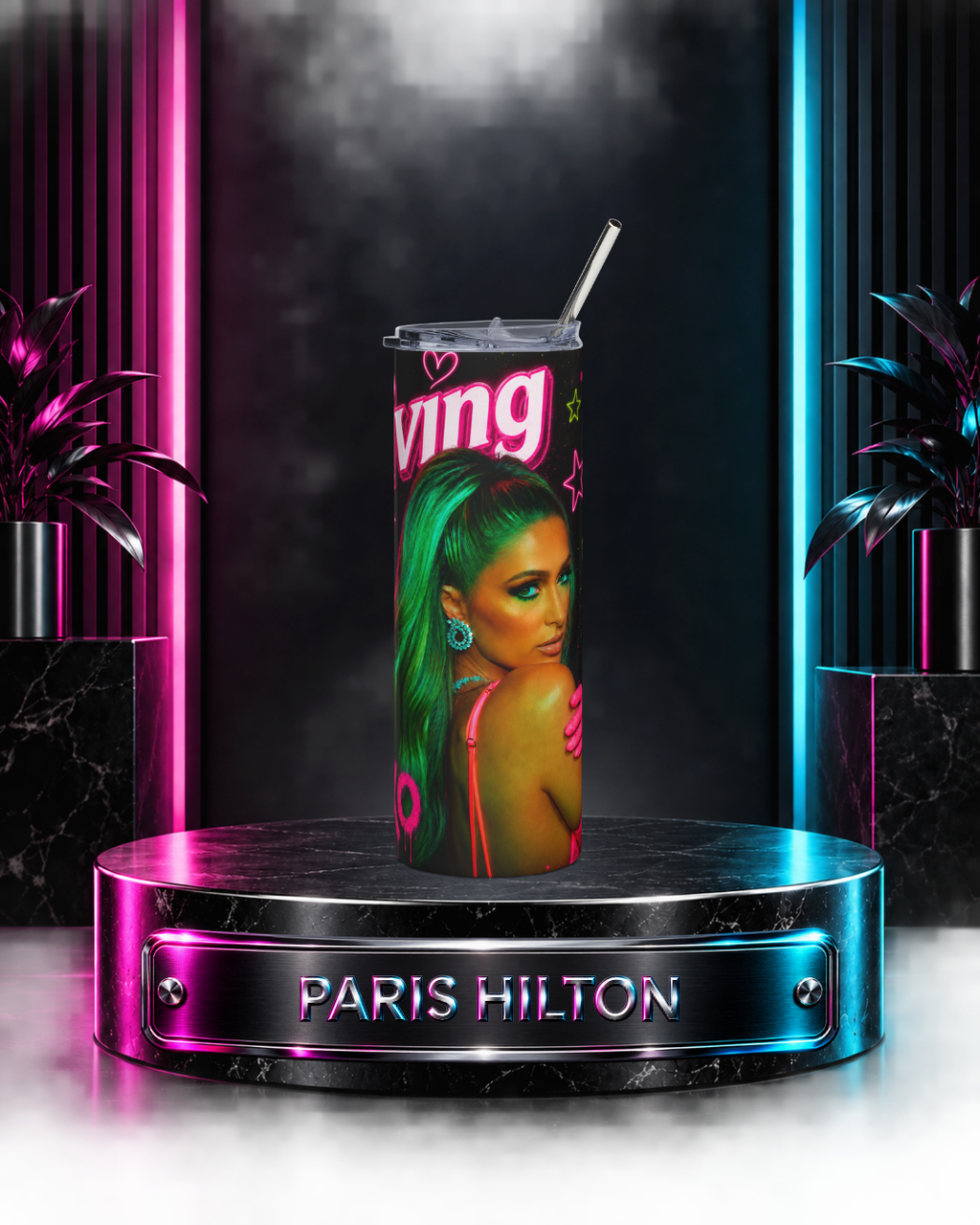 Paris Hilton — Sliving In Neon | 20oz Tumbler