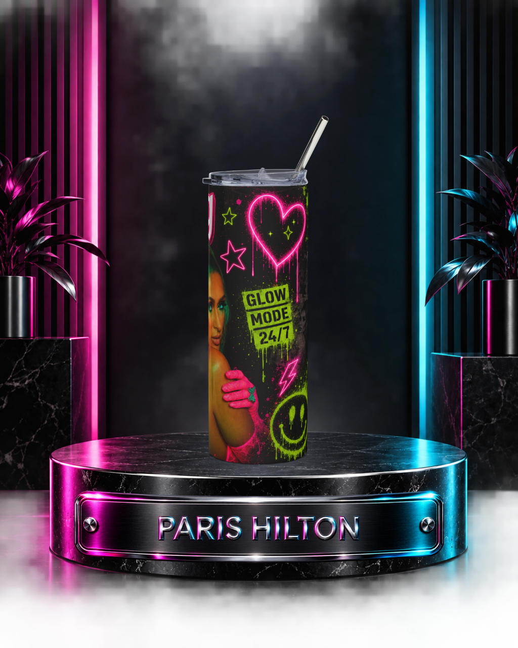 Paris Hilton — Sliving In Neon | 20oz Tumbler