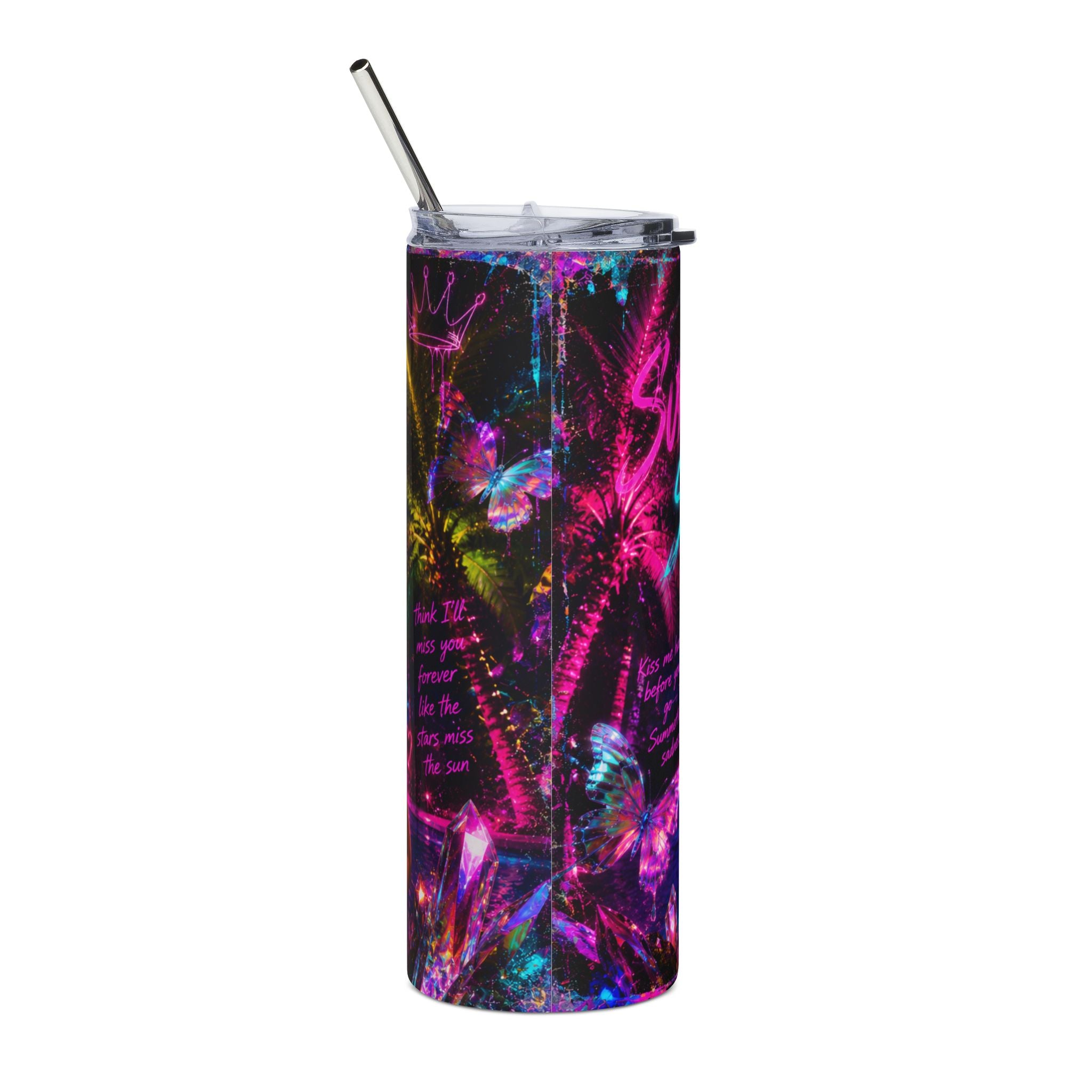 Lana Del Rey — Neon Palm Tree Dreams 20oz Tumbler