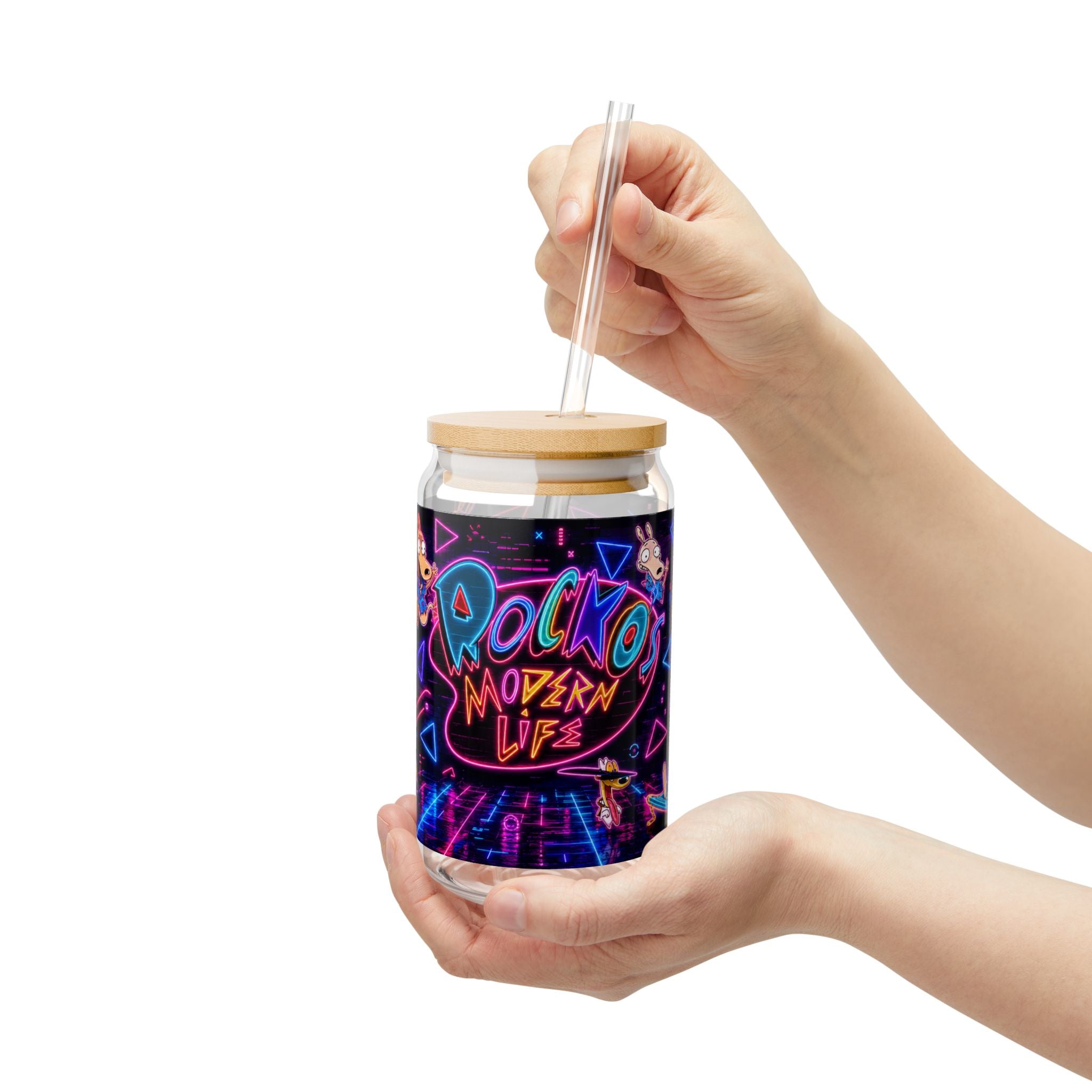 Rocko's Modern Life — Rocko's Neon Life 16oz Glass Can