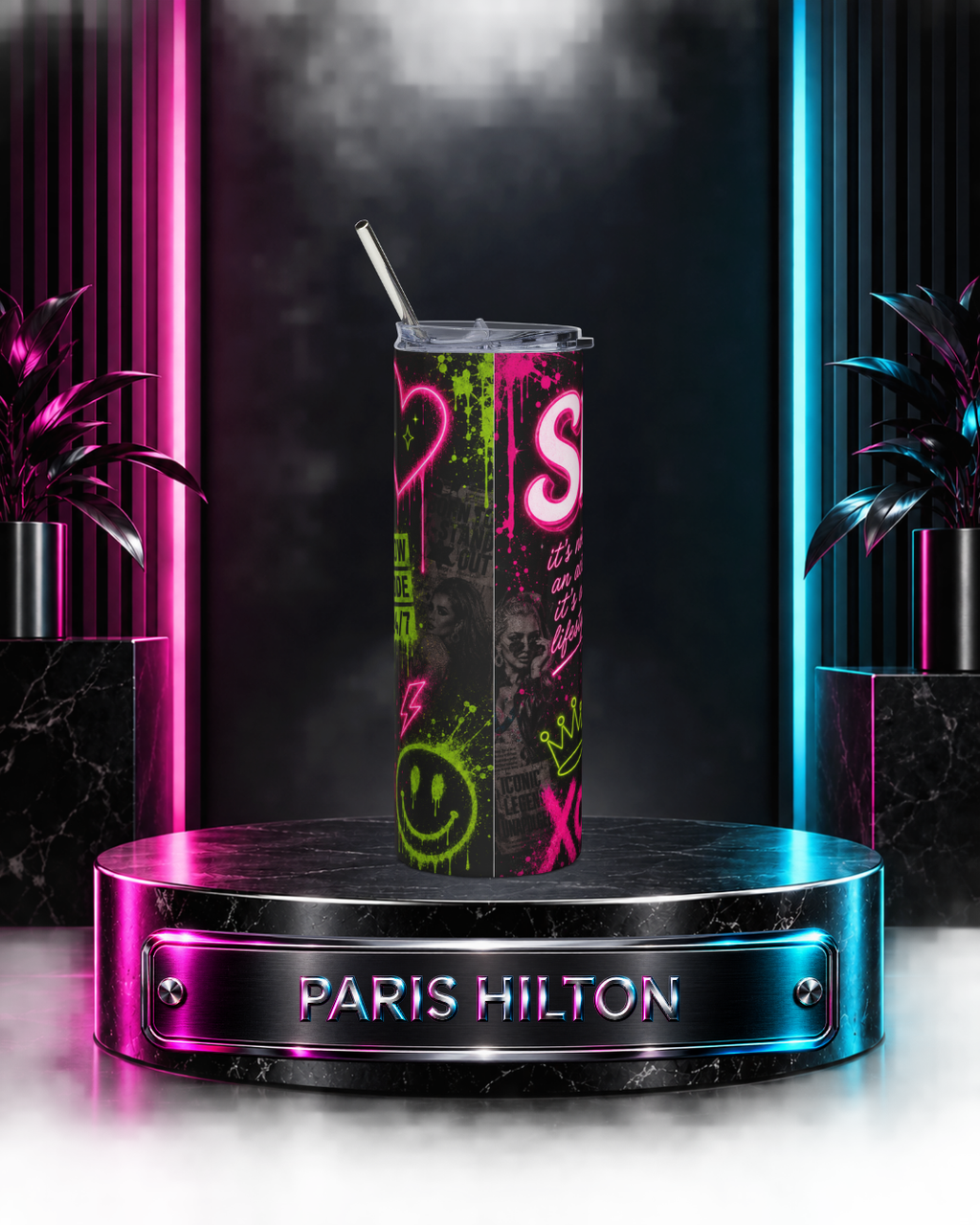 Paris Hilton — Sliving In Neon | 20oz Tumbler