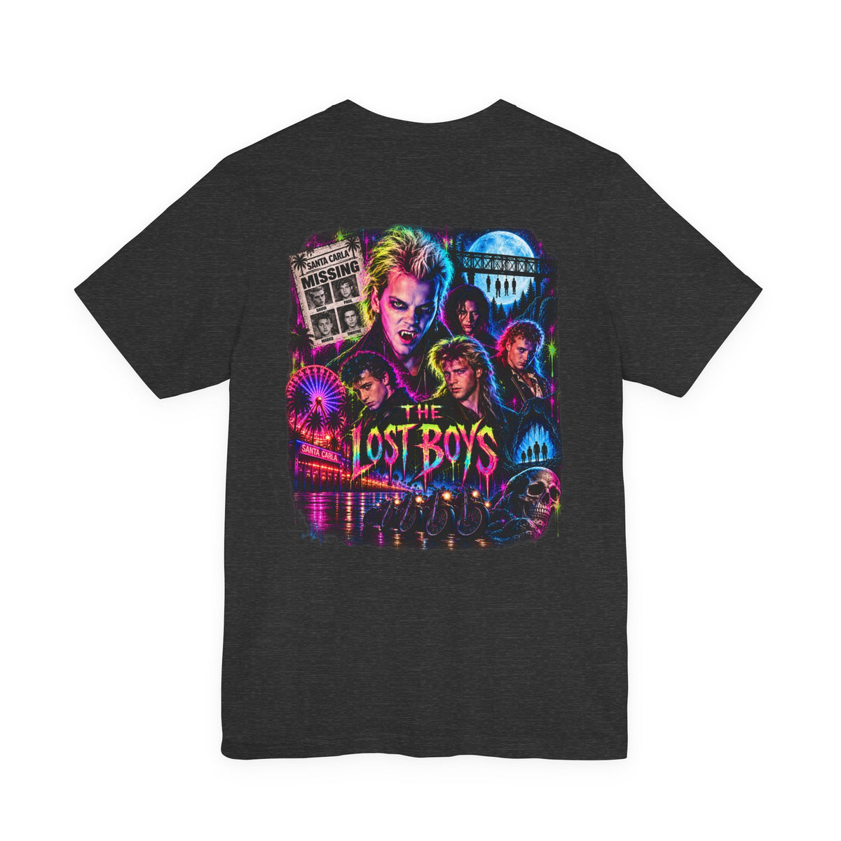 The Lost Boys  — Neon Fangs & Leather | T-Shirt