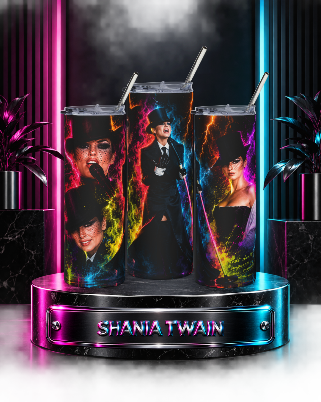 Shania Twain  — I Feel Like A Neon Woman | 20oz Tumbler