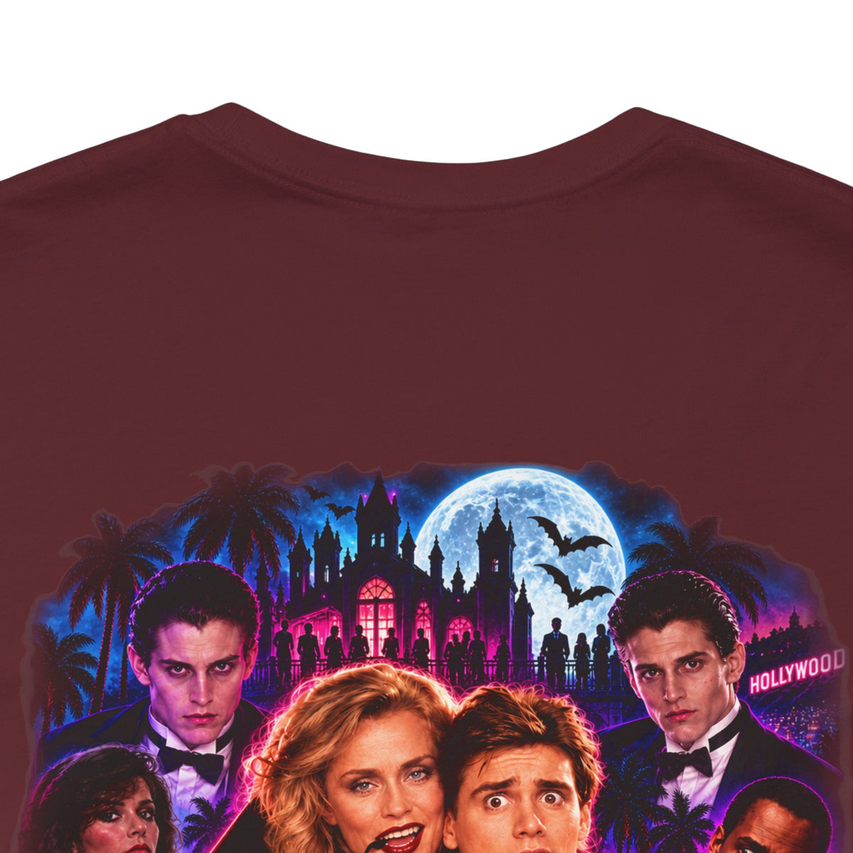 Once Bitten — Neon Fangs & Palm Trees | T-Shirt