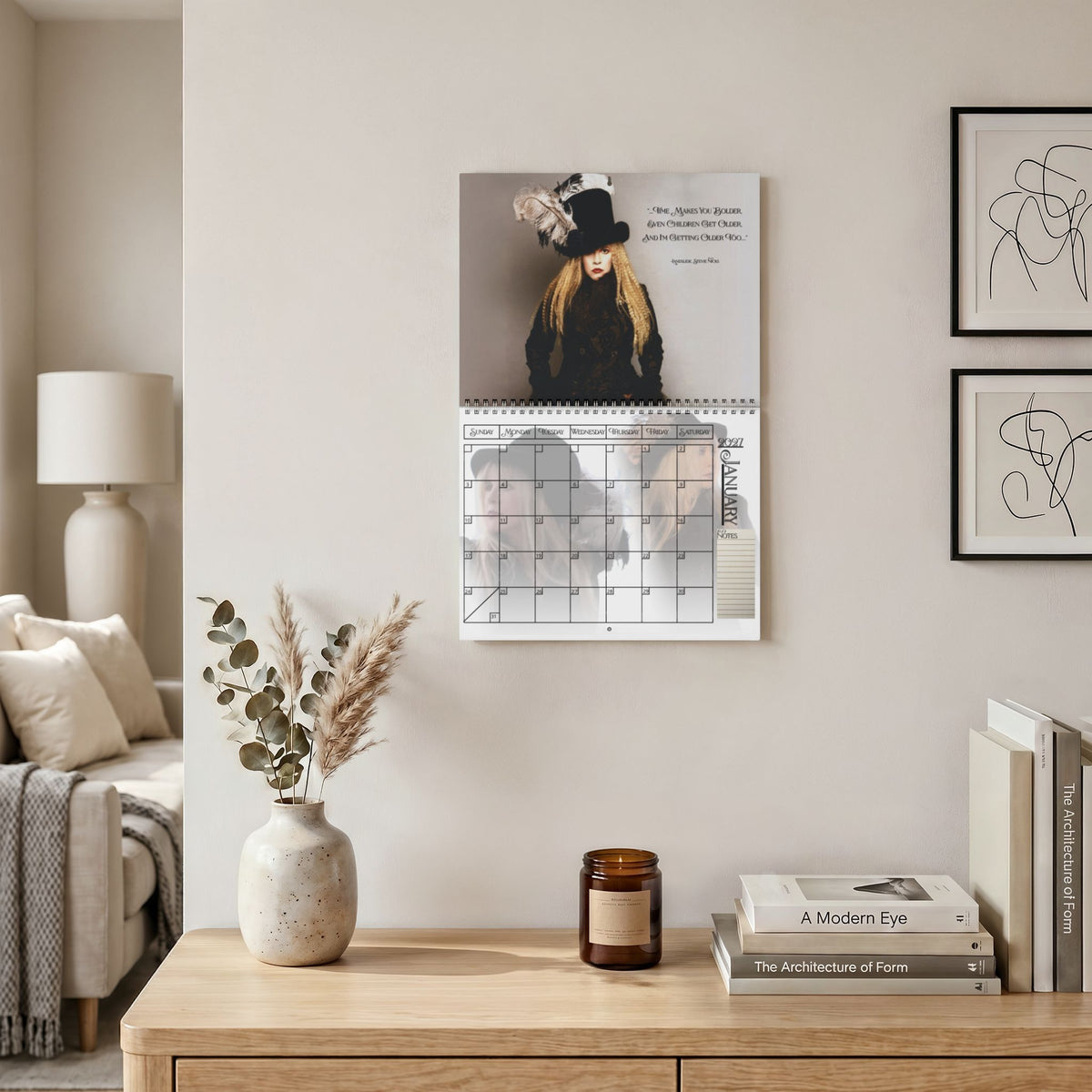 Stevie Nicks 2027 Wall Calendar | 12-Month Calendar