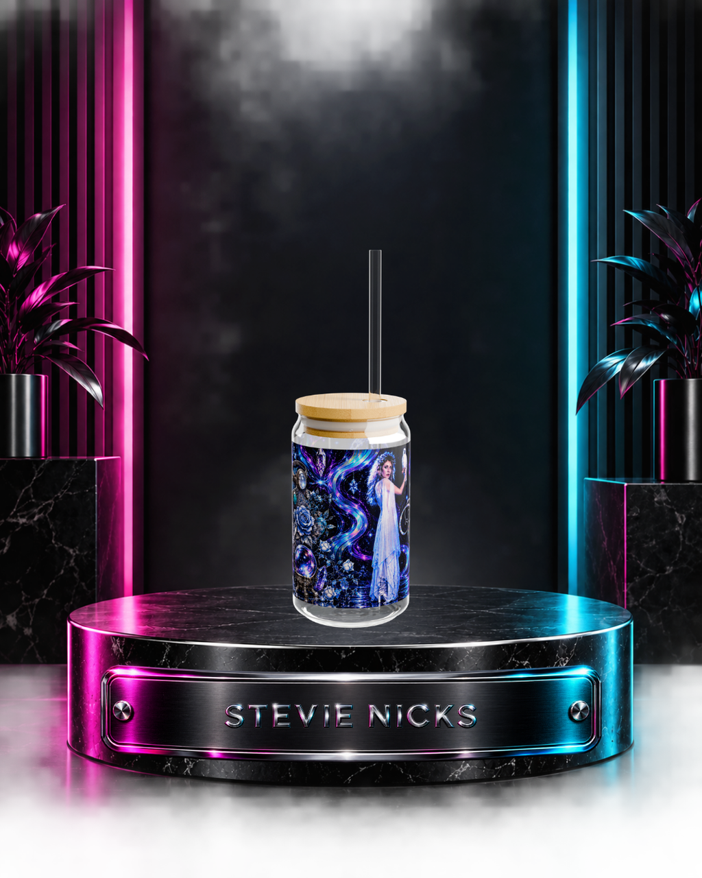 Stevie Nicks — Bella Donna Crystal Tarot | 16oz Glass Can
