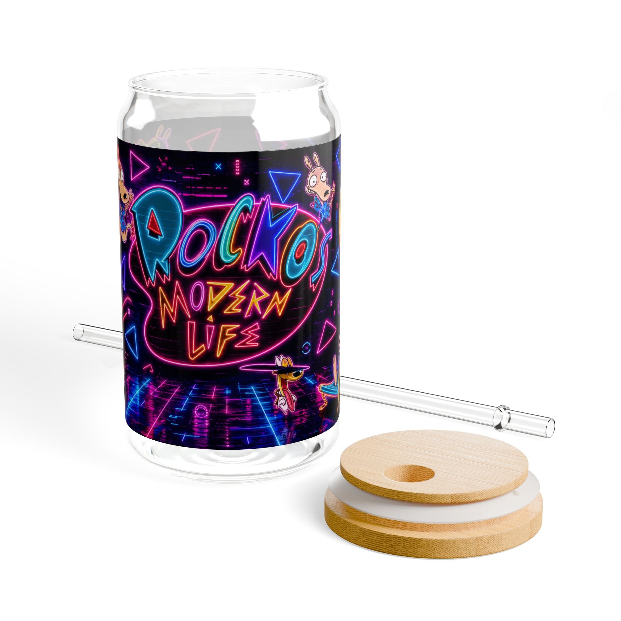Rocko's Modern Life — Rocko's Neon Life 16oz Glass Can