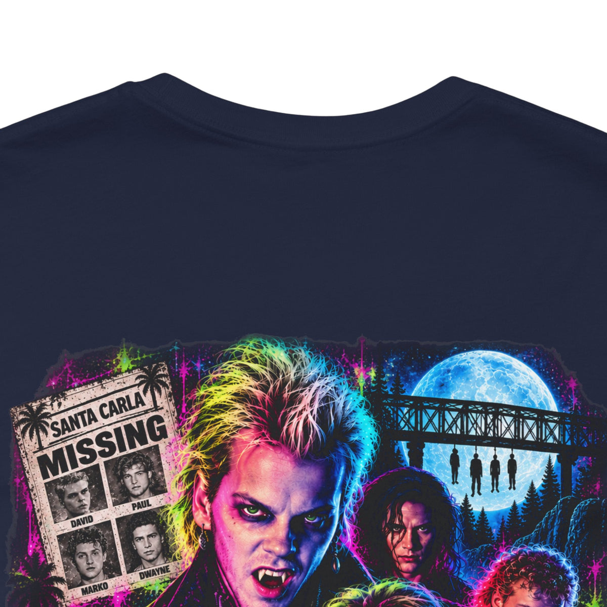 The Lost Boys  — Neon Fangs & Leather | T-Shirt