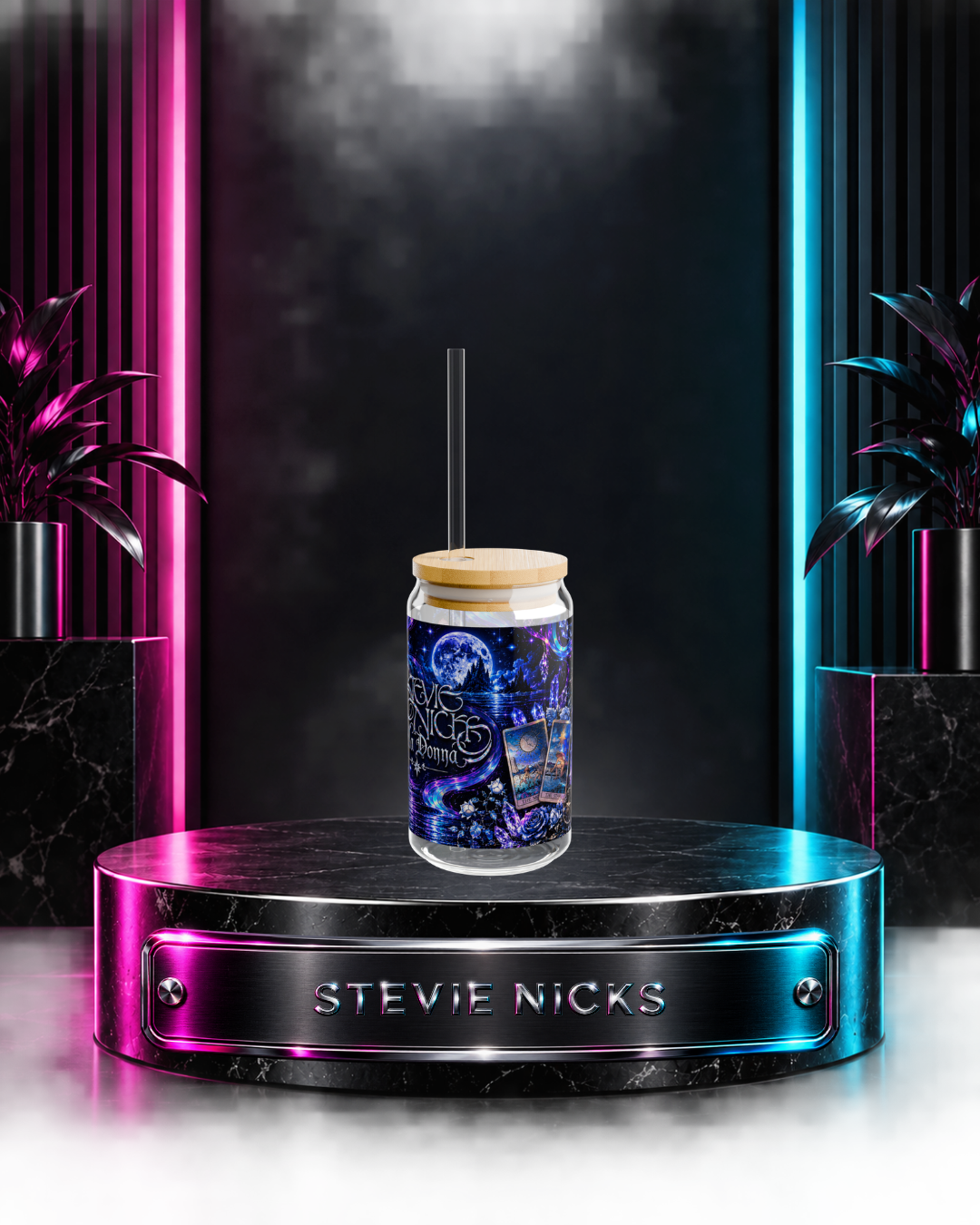 Stevie Nicks — Bella Donna Crystal Tarot | 16oz Glass Can