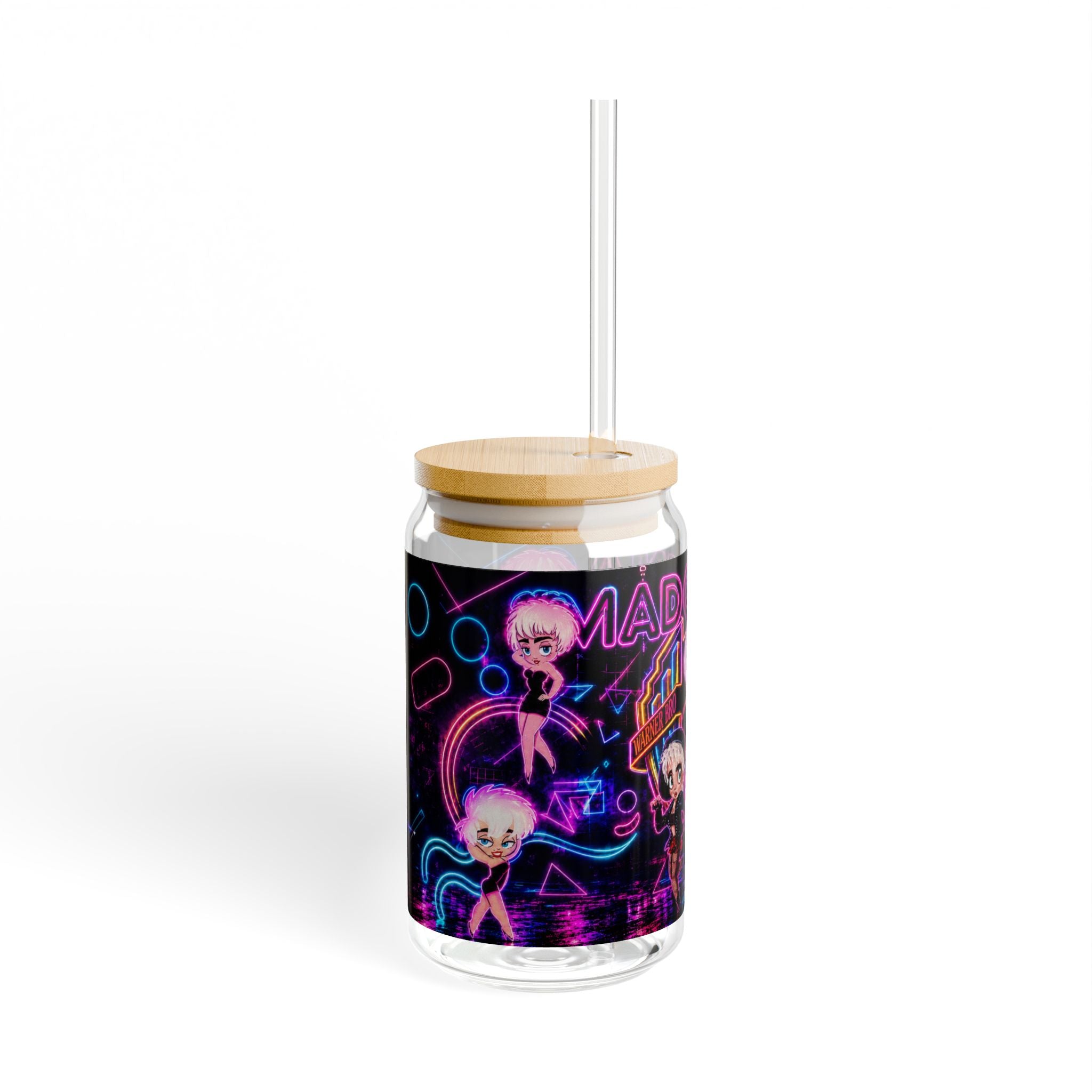 Madonna — Who's That Girl Neon Nights 16oz Glass Can