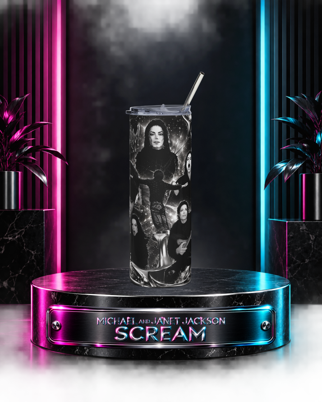 Michael And Janet Jackson — Scream Music Video Tribute | 20oz Tumbler