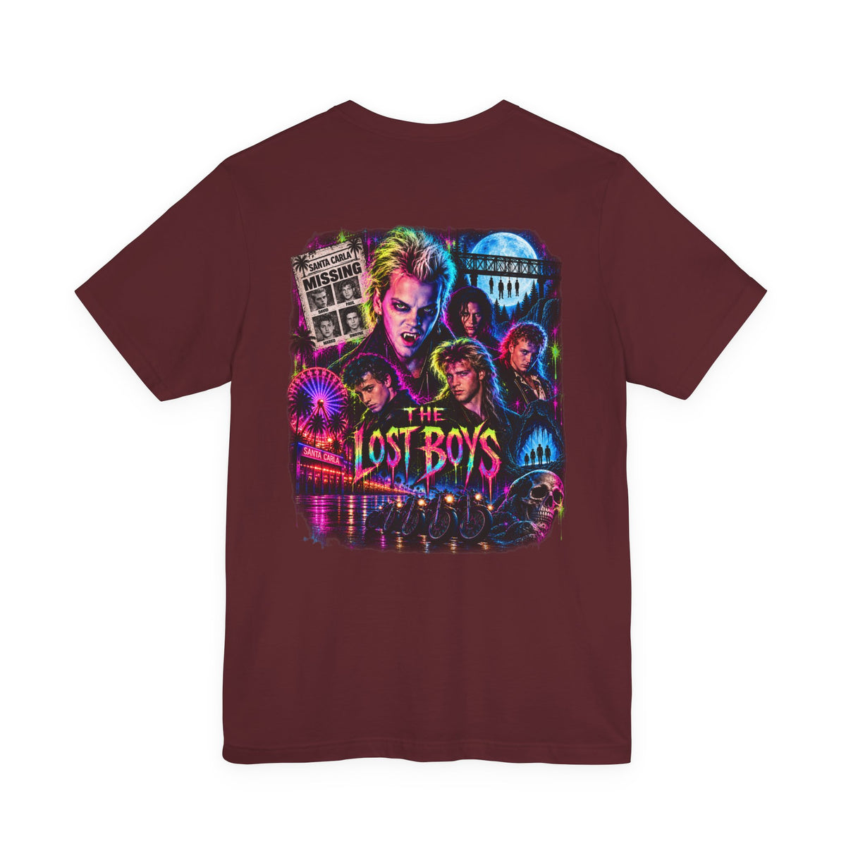 The Lost Boys  — Neon Fangs & Leather | T-Shirt