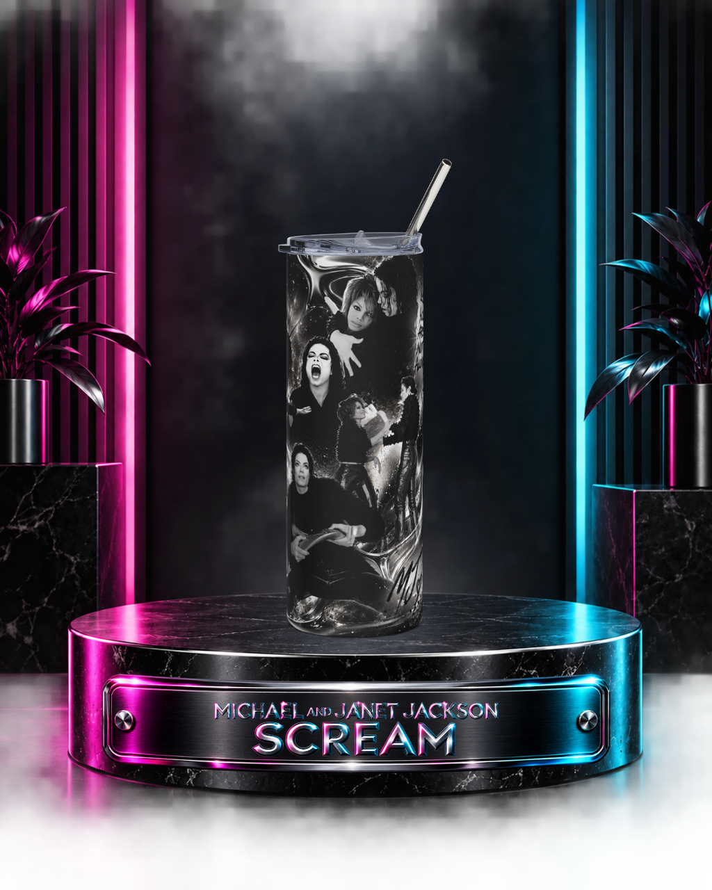 Michael And Janet Jackson — Scream Music Video Tribute | 20oz Tumbler