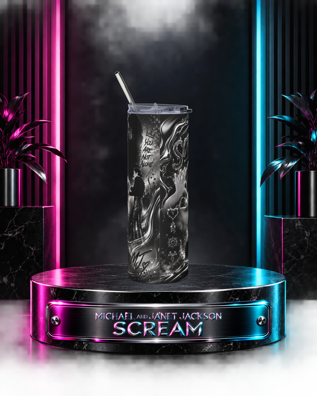 Michael And Janet Jackson — Scream Music Video Tribute | 20oz Tumbler