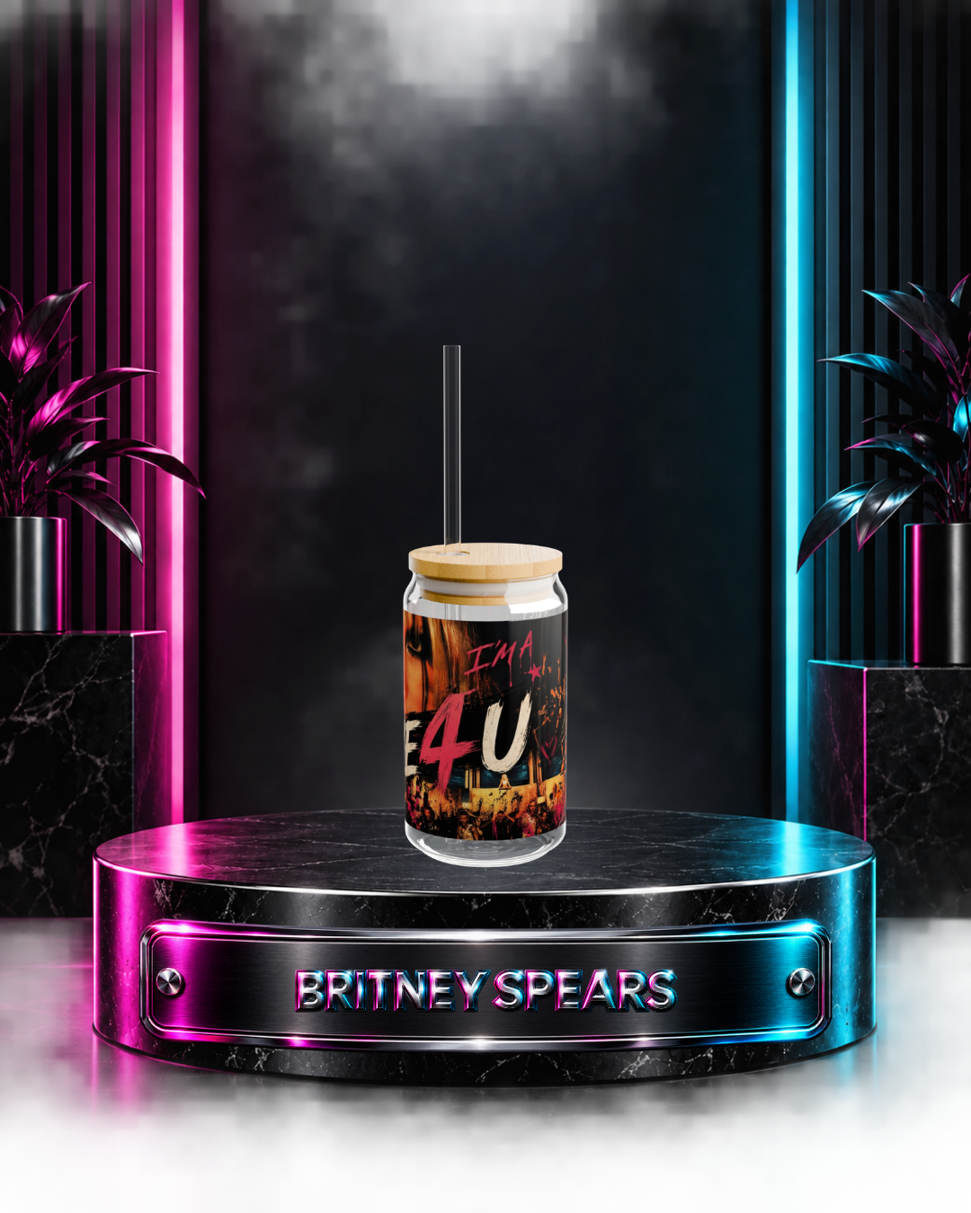 Britney Spears — Slave 4 U Music Video | 16oz Glass Can