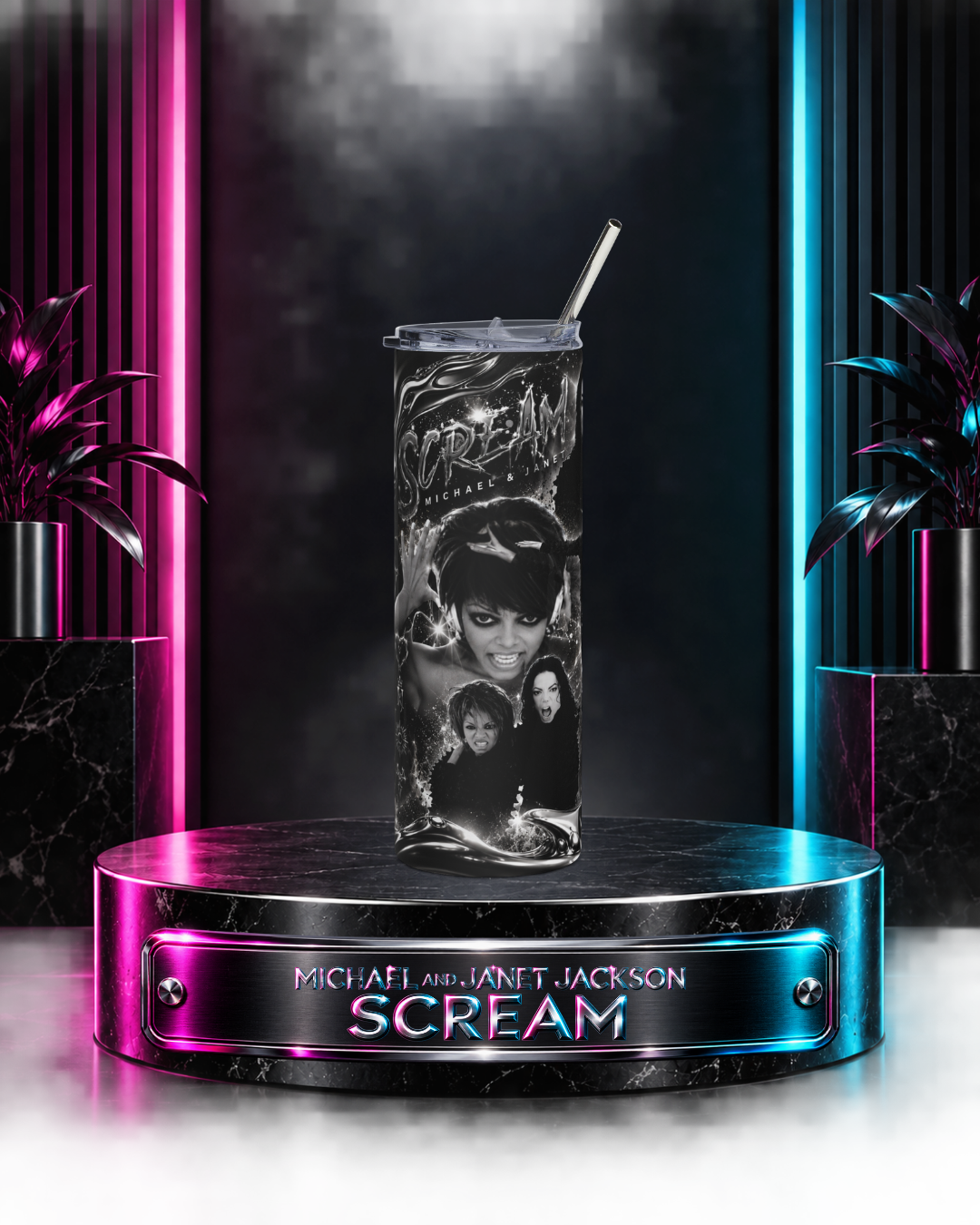 Michael And Janet Jackson — Scream Music Video Tribute | 20oz Tumbler