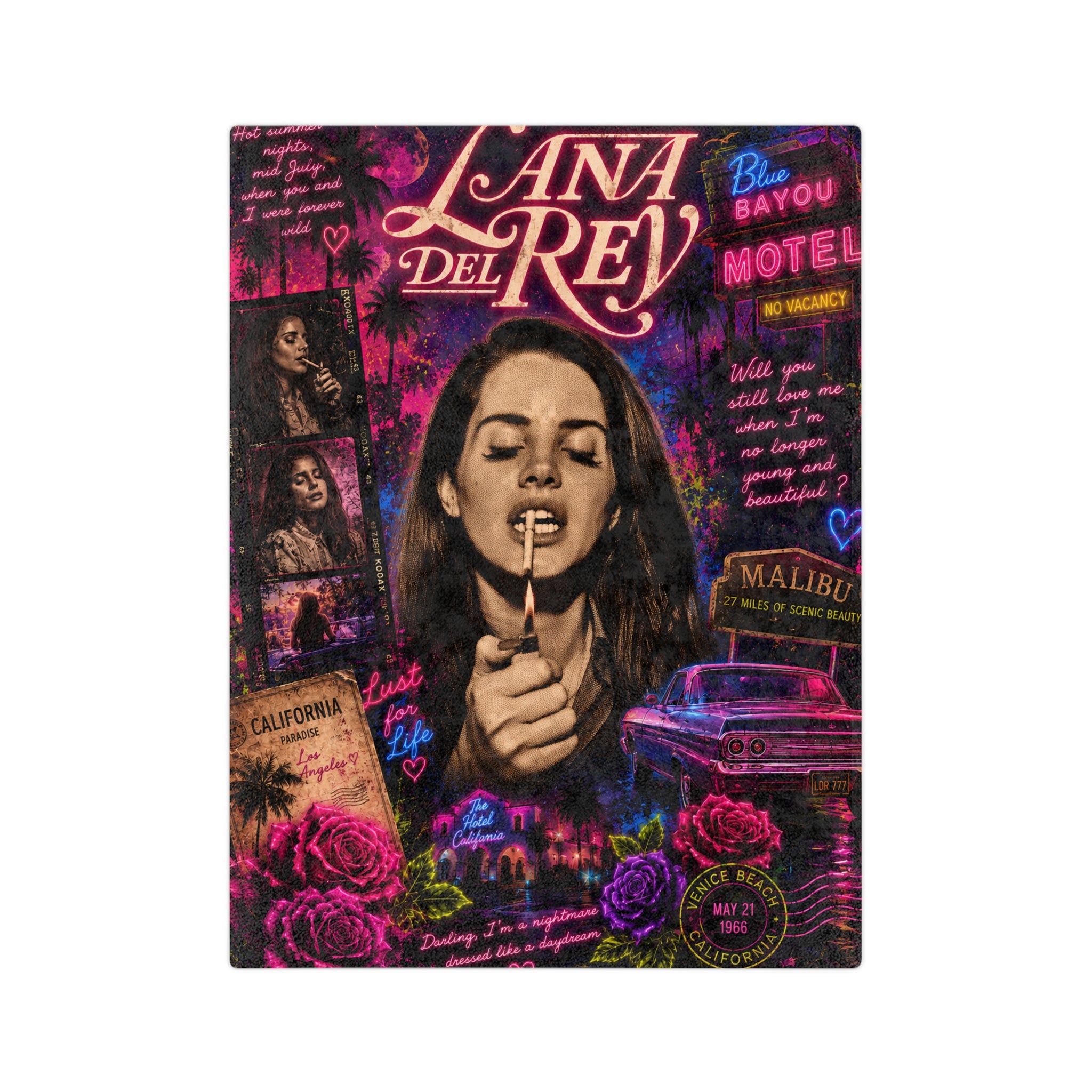 Lana Del Rey — California After Dark Blanket