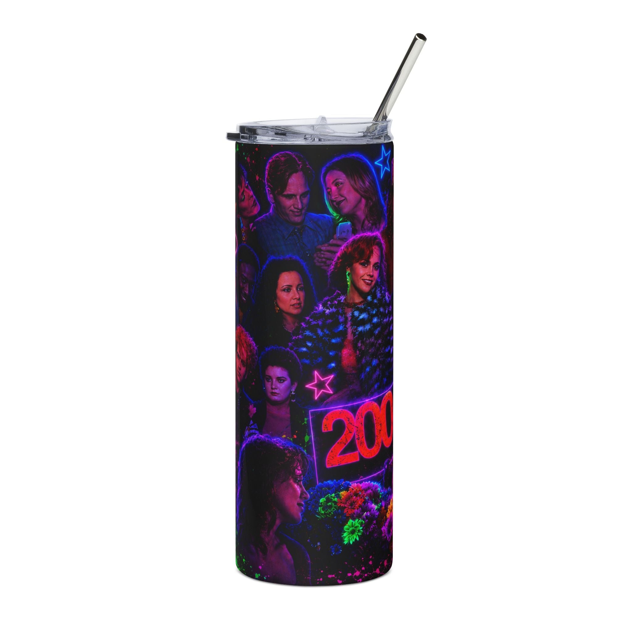 200 Cigarettes — Retro Neon 20oz Tumbler