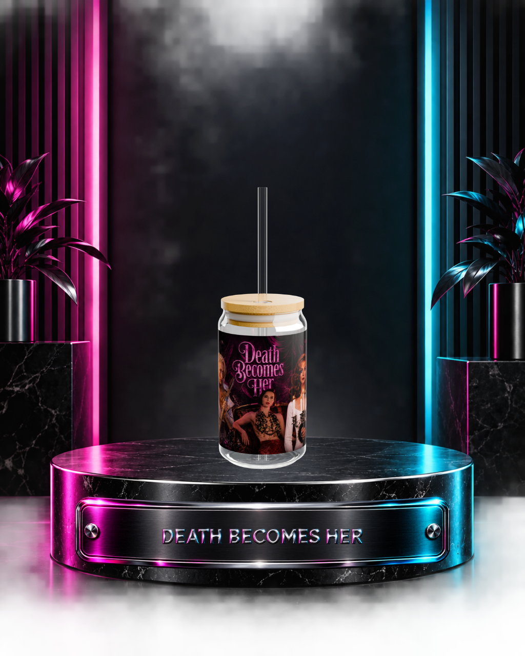 Death Becomes Her —  A Kiss of Immortality | 16oz Glass Can