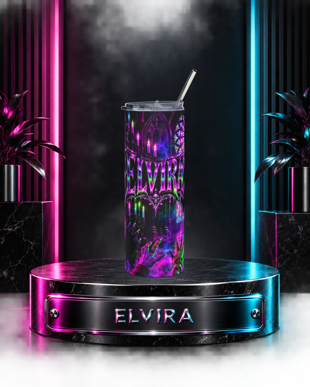 Elvira — Mistress of the Dark Cathedral | 20oz Tumbler