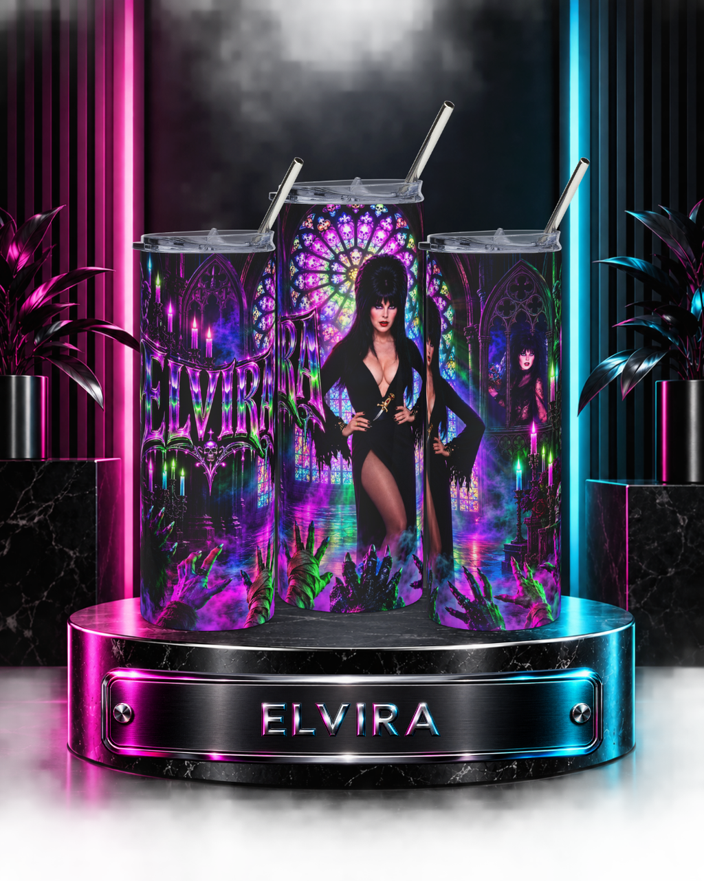 Elvira — Mistress of the Dark Cathedral | 20oz Tumbler