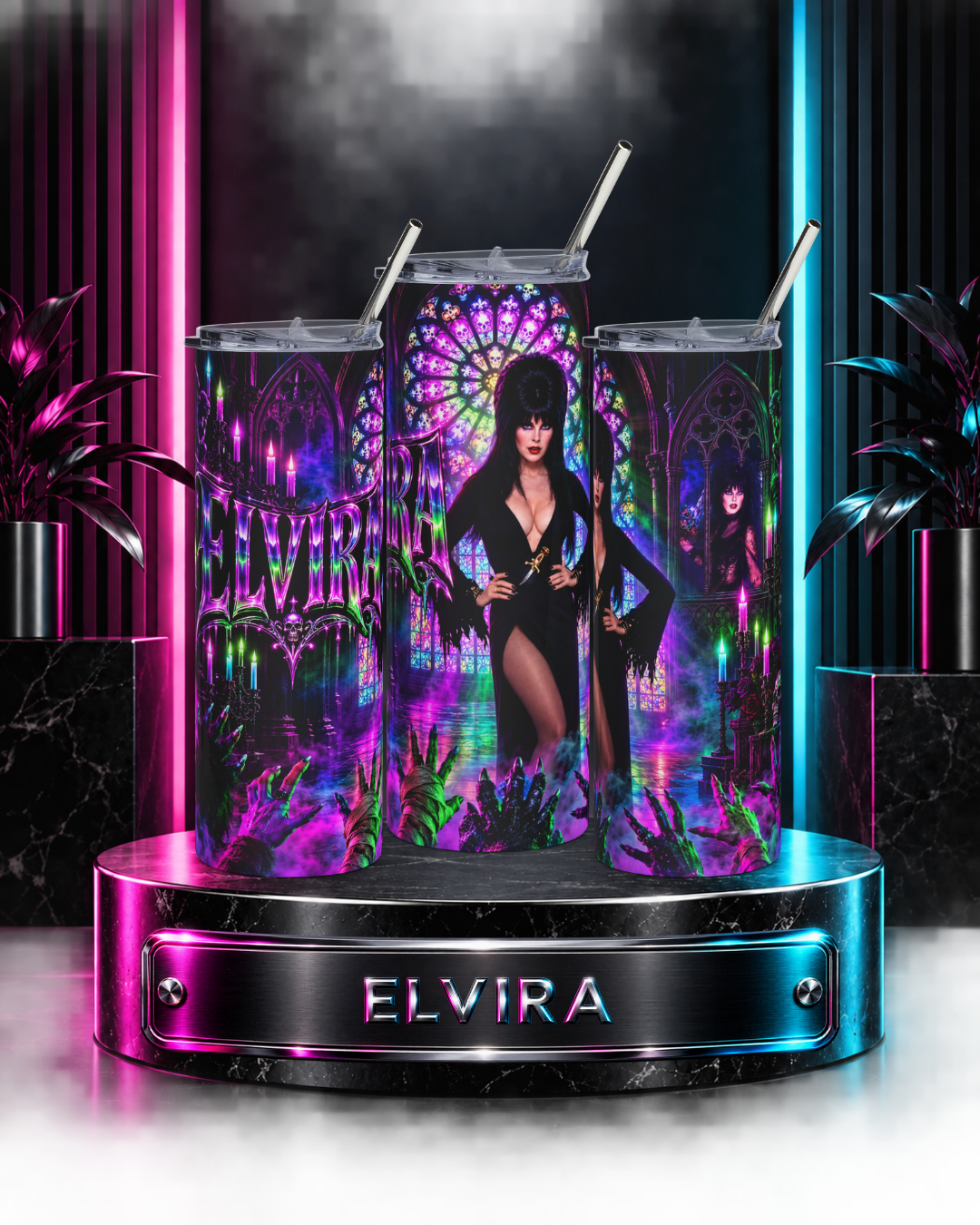 Elvira — Mistress of the Dark Cathedral | 20oz Tumbler