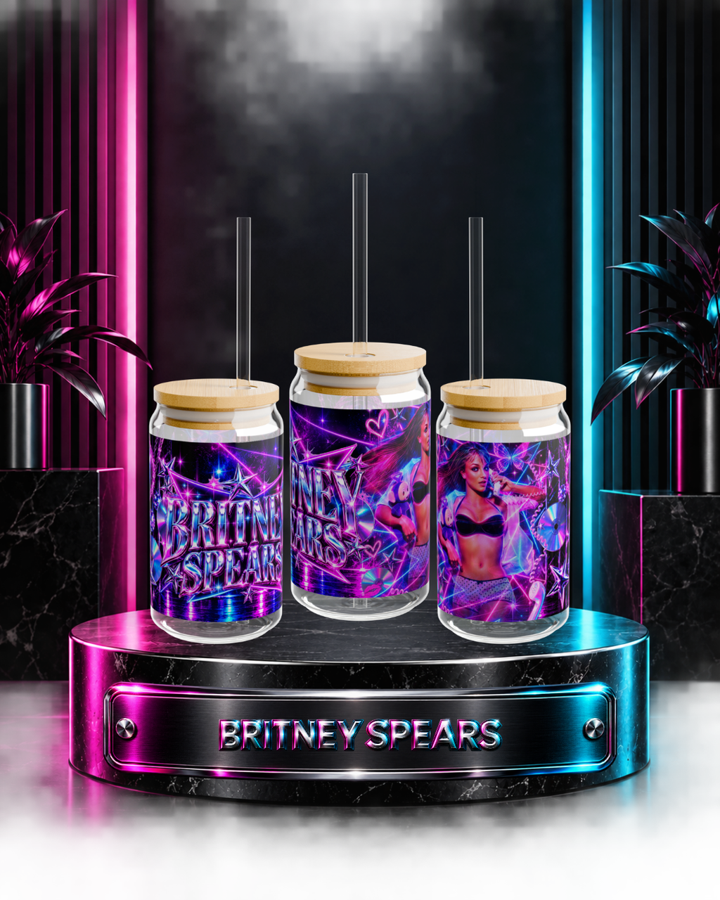 Britney Spears — Y2K Hotline | 16oz Glass Can