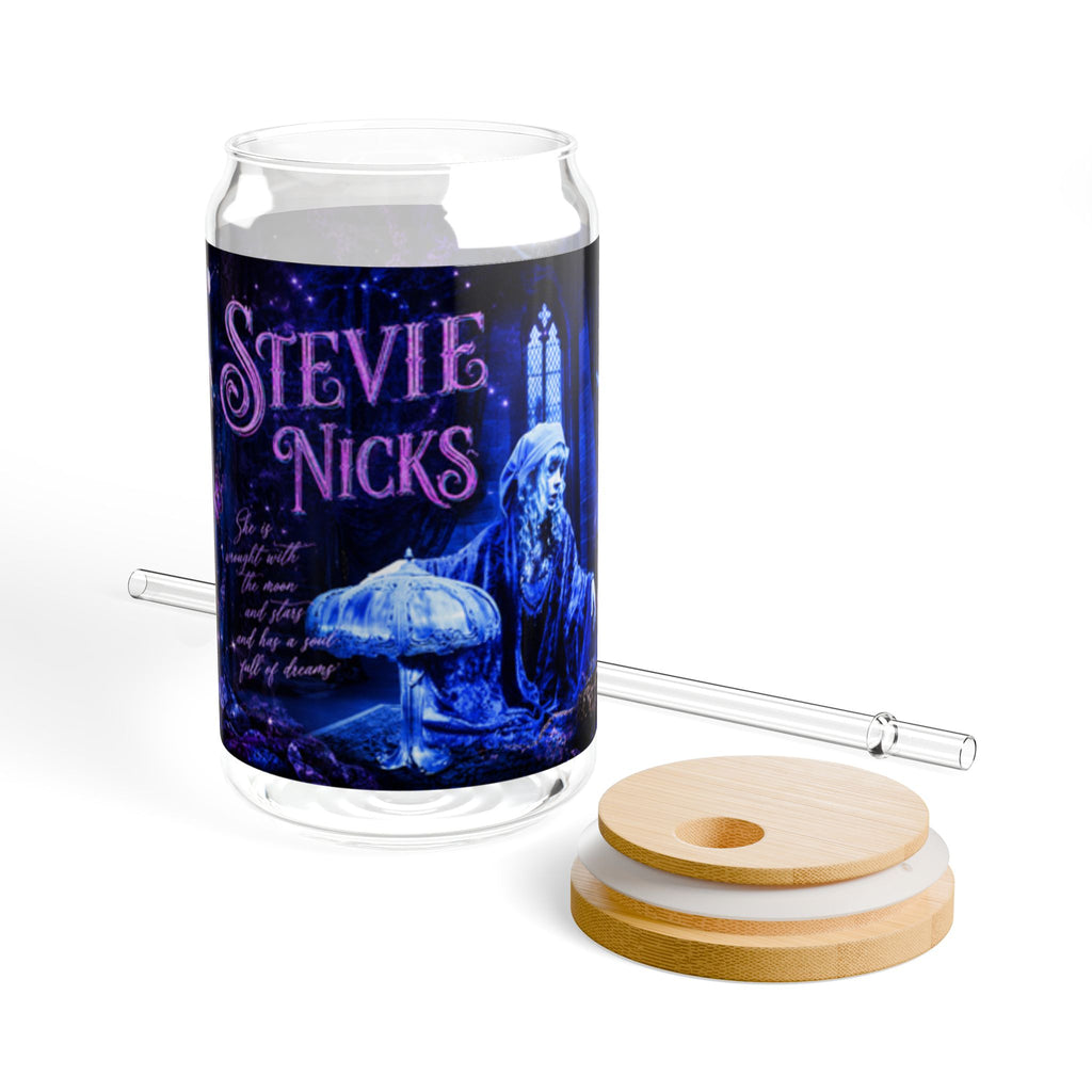 Stevie Nicks — Blue Lamp Illustration Session 16oz Glass Can
