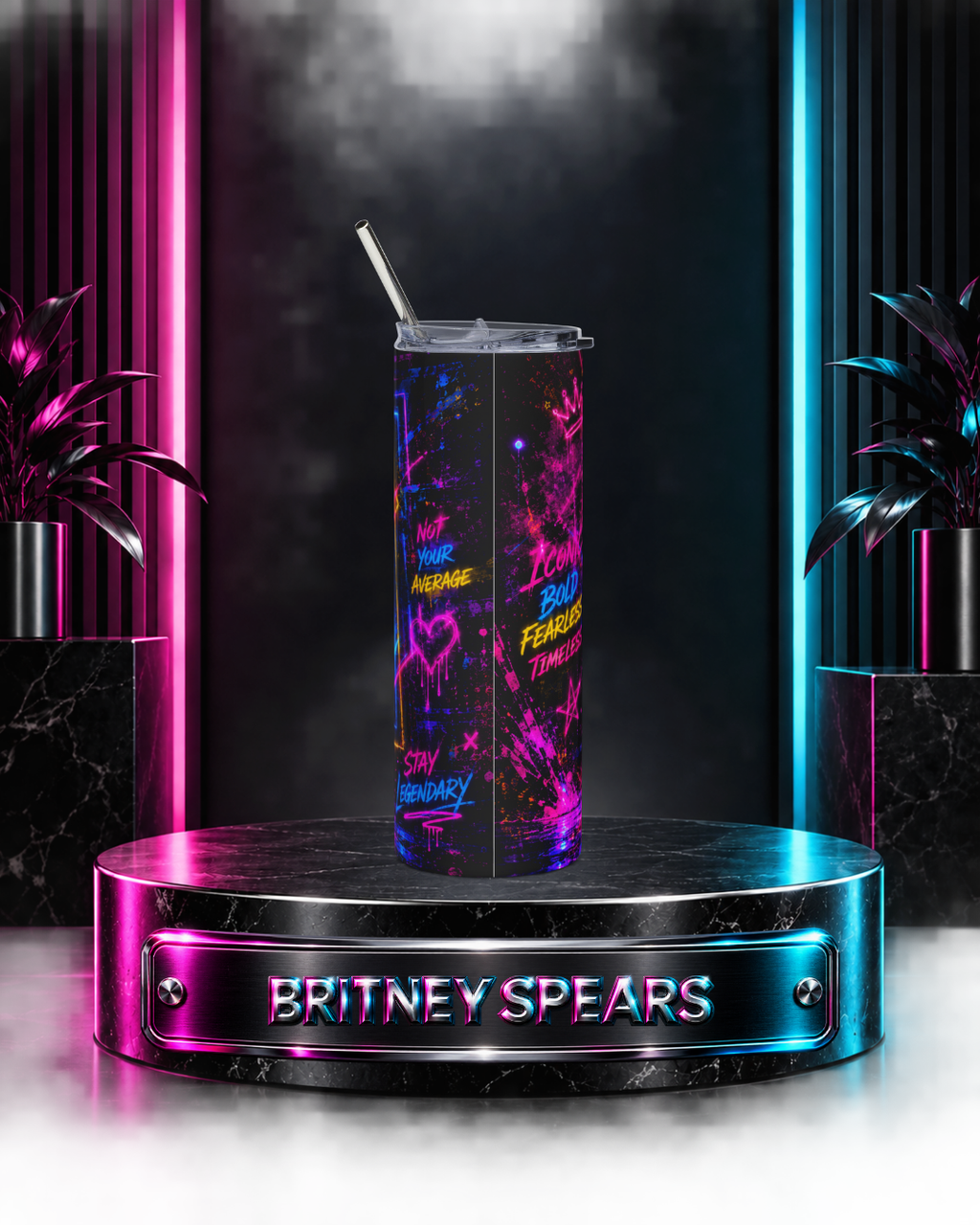 Britney Spears — Blackout After Dark | 20oz Tumbler