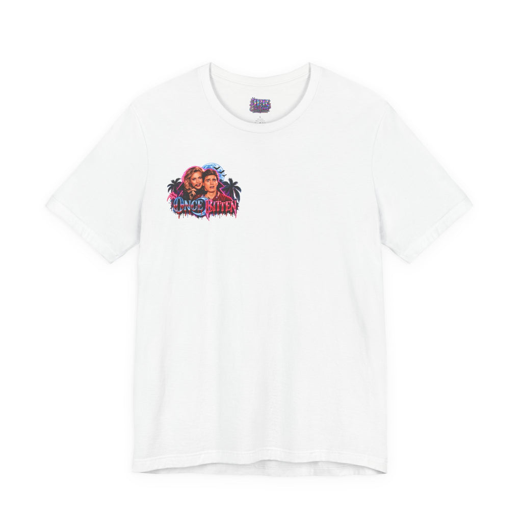 Once Bitten — Neon Fangs & Palm Trees | T-Shirt