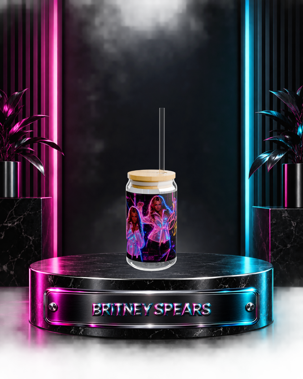 Britney Spears — Live And More Remix | 16oz Glass Can