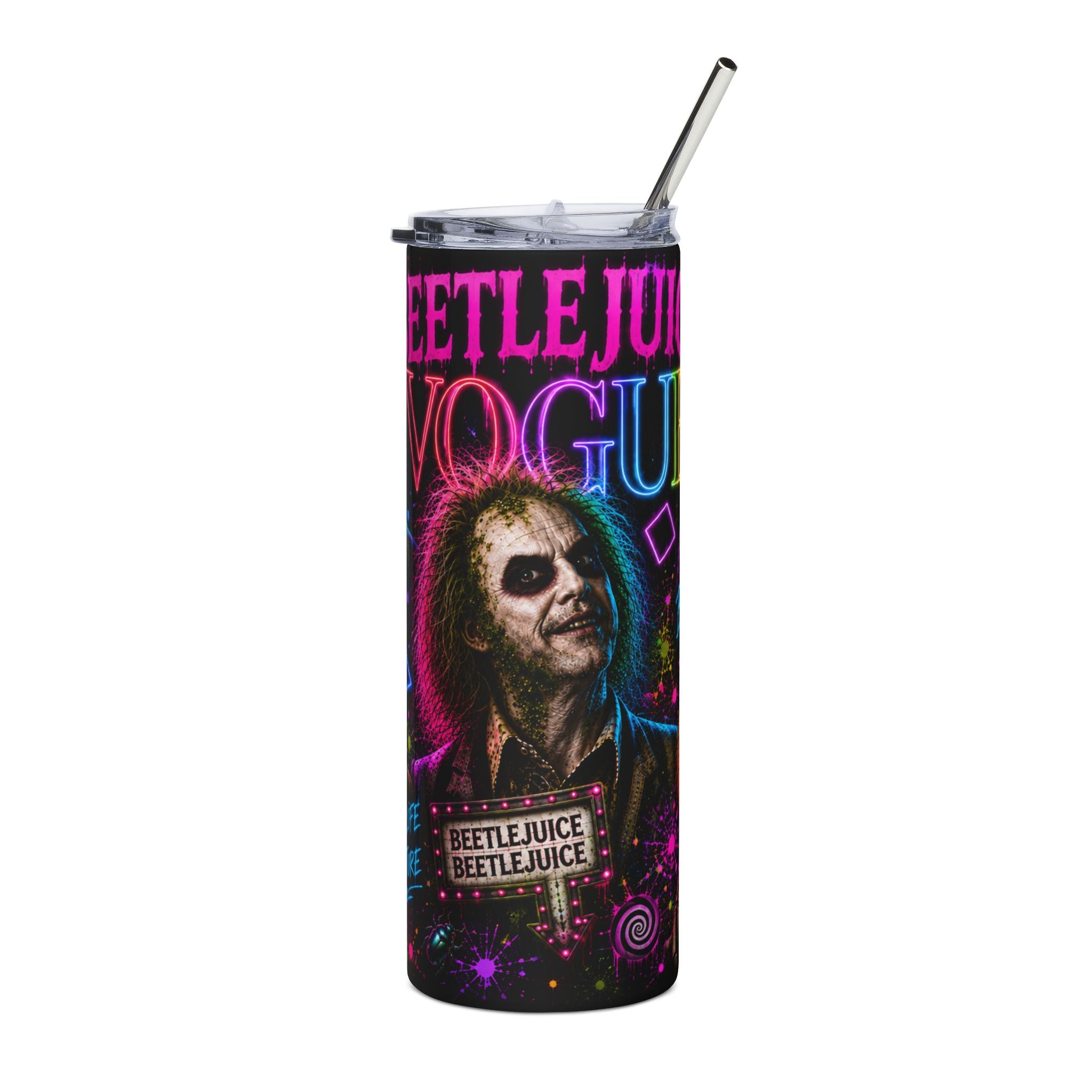 Beetlejuice — Beetlejuice x Vogue 20oz Tumbler