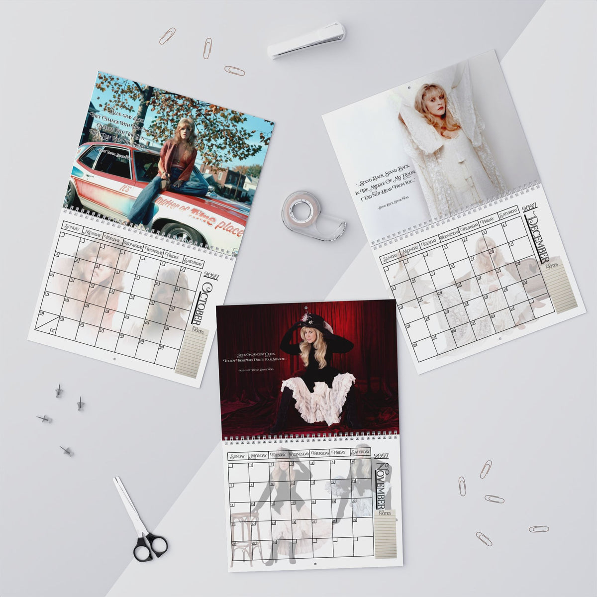 Stevie Nicks 2027 Wall Calendar | 12-Month Calendar