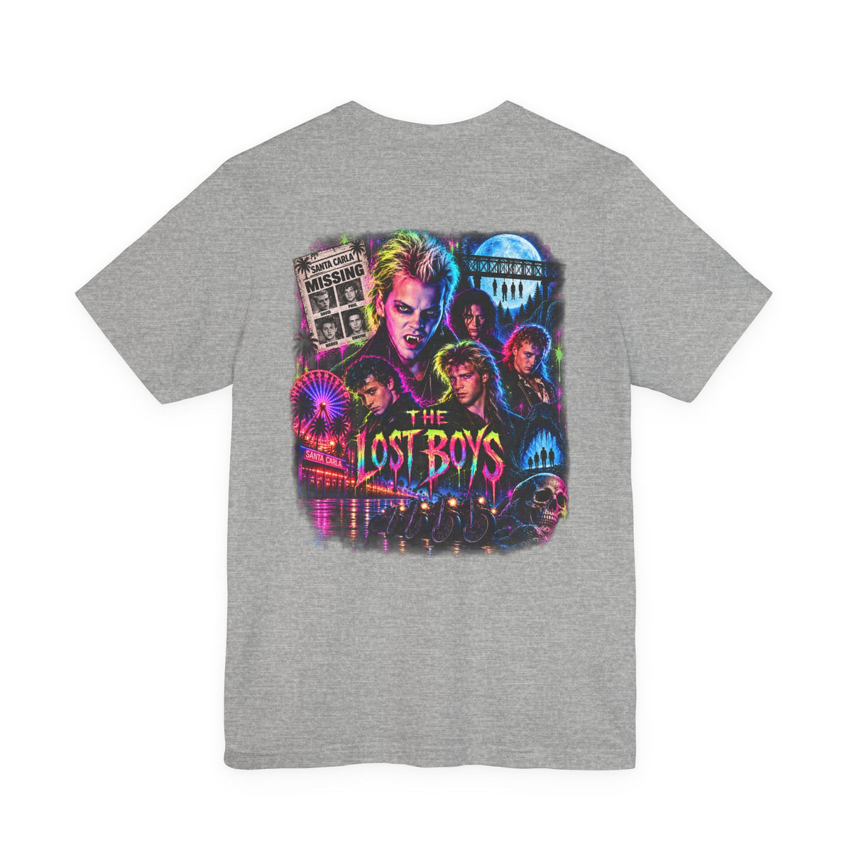 The Lost Boys  — Neon Fangs & Leather | T-Shirt