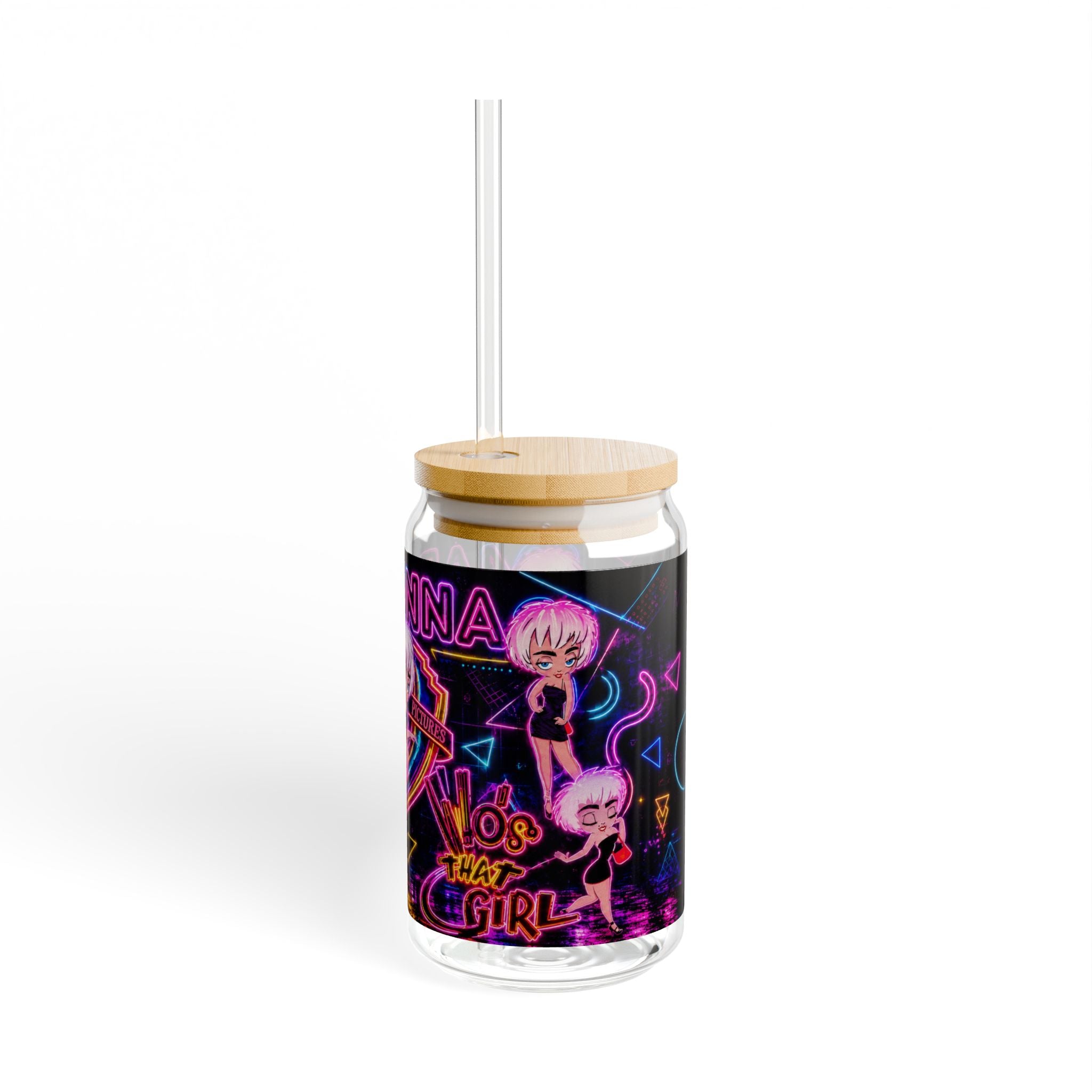 Madonna — Who's That Girl Neon Nights 16oz Glass Can