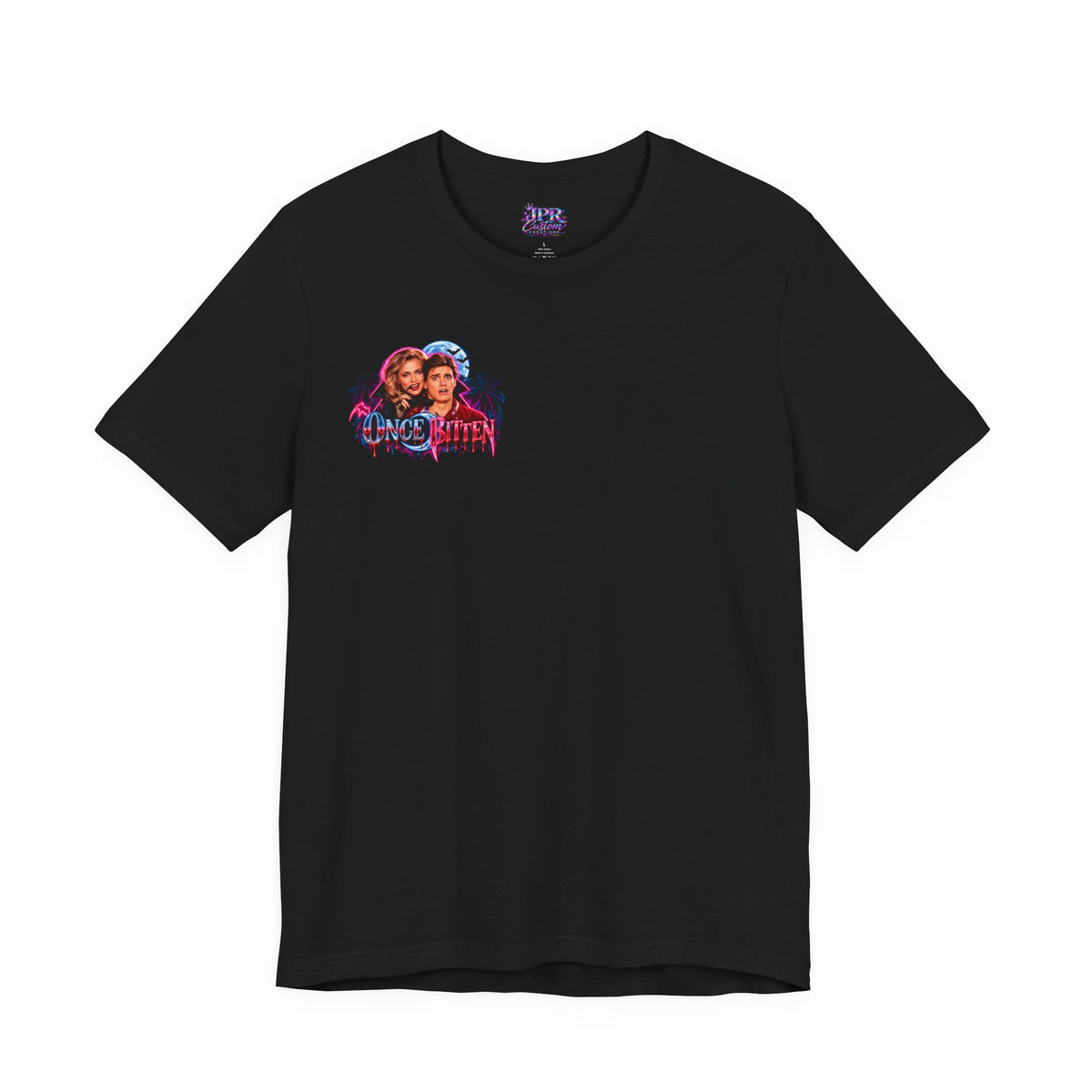 Once Bitten — Neon Fangs & Palm Trees | T-Shirt