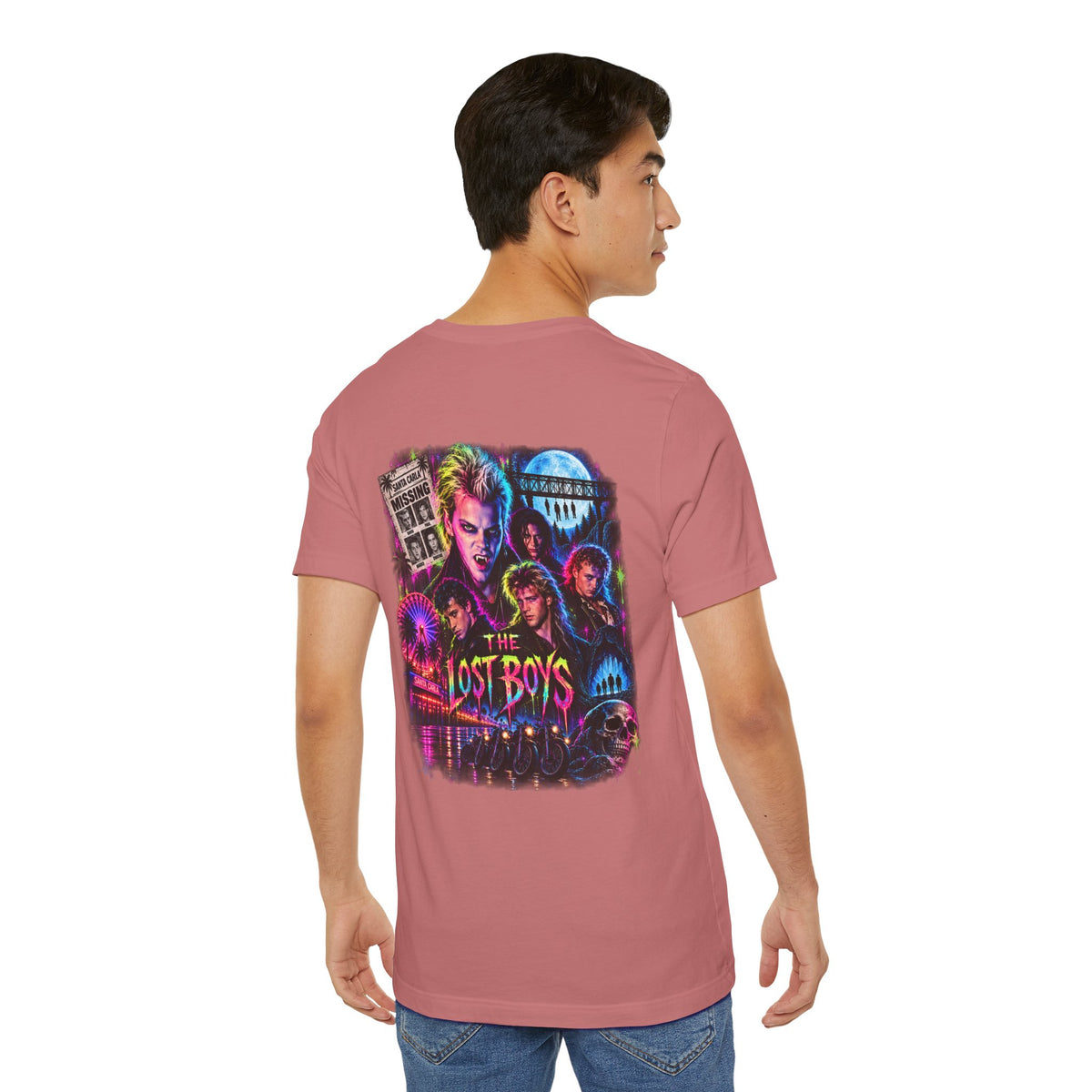 The Lost Boys  — Neon Fangs & Leather | T-Shirt