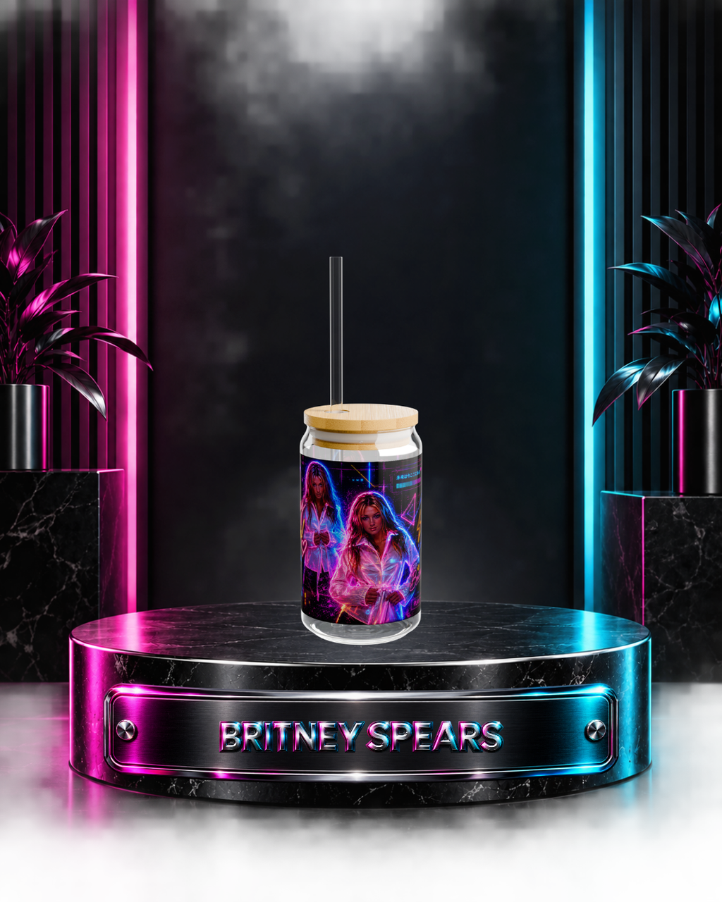Britney Spears — Live And More Remix | 16oz Glass Can
