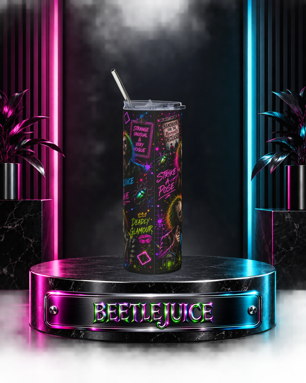 Beetlejuice — Beetlejuice x Vogue | 20oz Tumbler