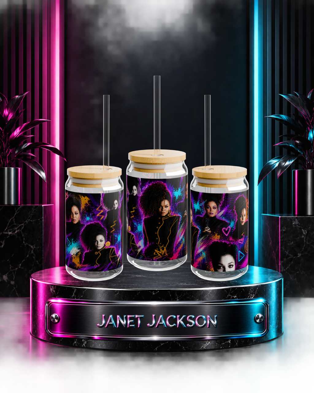 Janet Jackson — Control | 16oz Glass Can