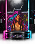 Lana Del Rey — Neon Palm Tree Dreams | 20oz Tumbler